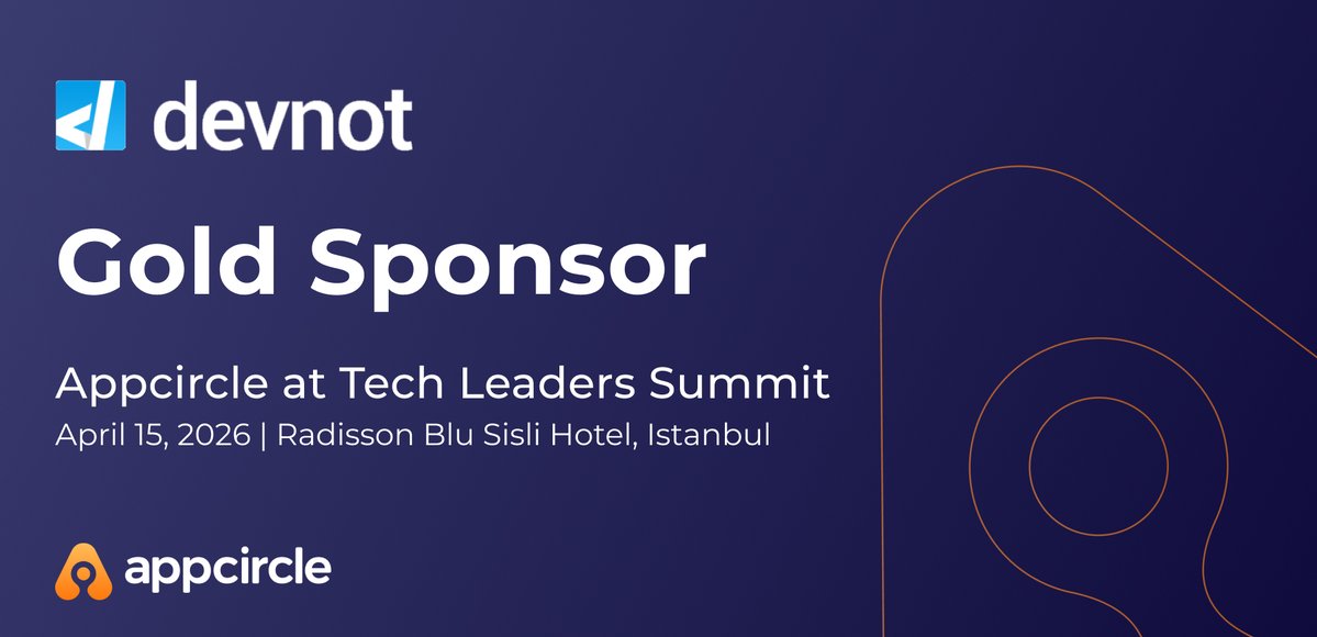 appcircleio's tweet image. Excited to share that Appcircle will be joining the Tech Leaders Summit 2026 by @devnot_ !

Join us on April 15 and be part of this insightful event!

🔗 Event details: techleaders.devnot.com

#techleaders26 #devnot #CICD #MobileDevOps