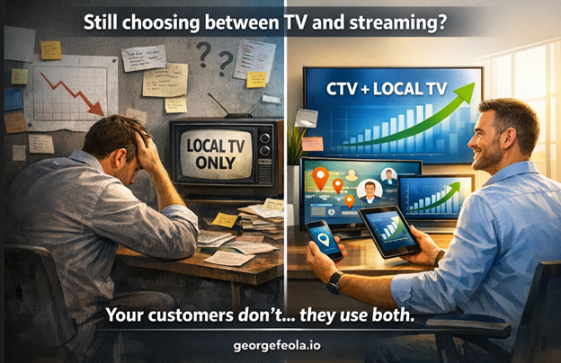 georgefeola's tweet image. Your Audience Uses Both. Your Strategy Should Too.
#marketing #CTV #localtv
georgefeola.io/why-ctv-local-…