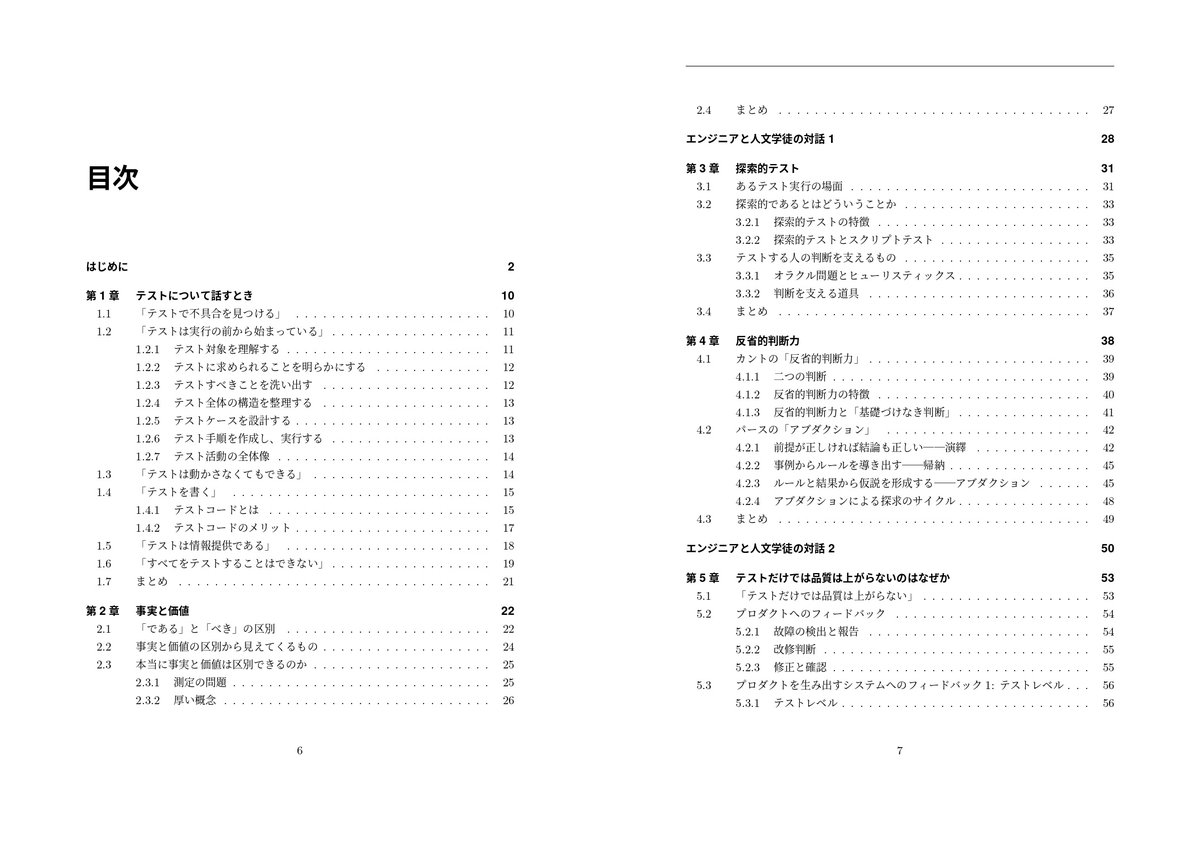 akihisa1210's tweet photo. #技術書典20 で『ソフトウェアテストと哲学を同時に学ぶ』を頒布します！ テストと哲学の入門書です。テストand/or哲学に興味がある人はぜひ読んでみてください！

電子版 1,000円 / 紙+電子版 1,500円（会場限定）
4/12 オフライン き01（Bottleneck Press）
4/11 オンラインストア公開予定
#技術書典 https://t.co/Izip4pgn6U