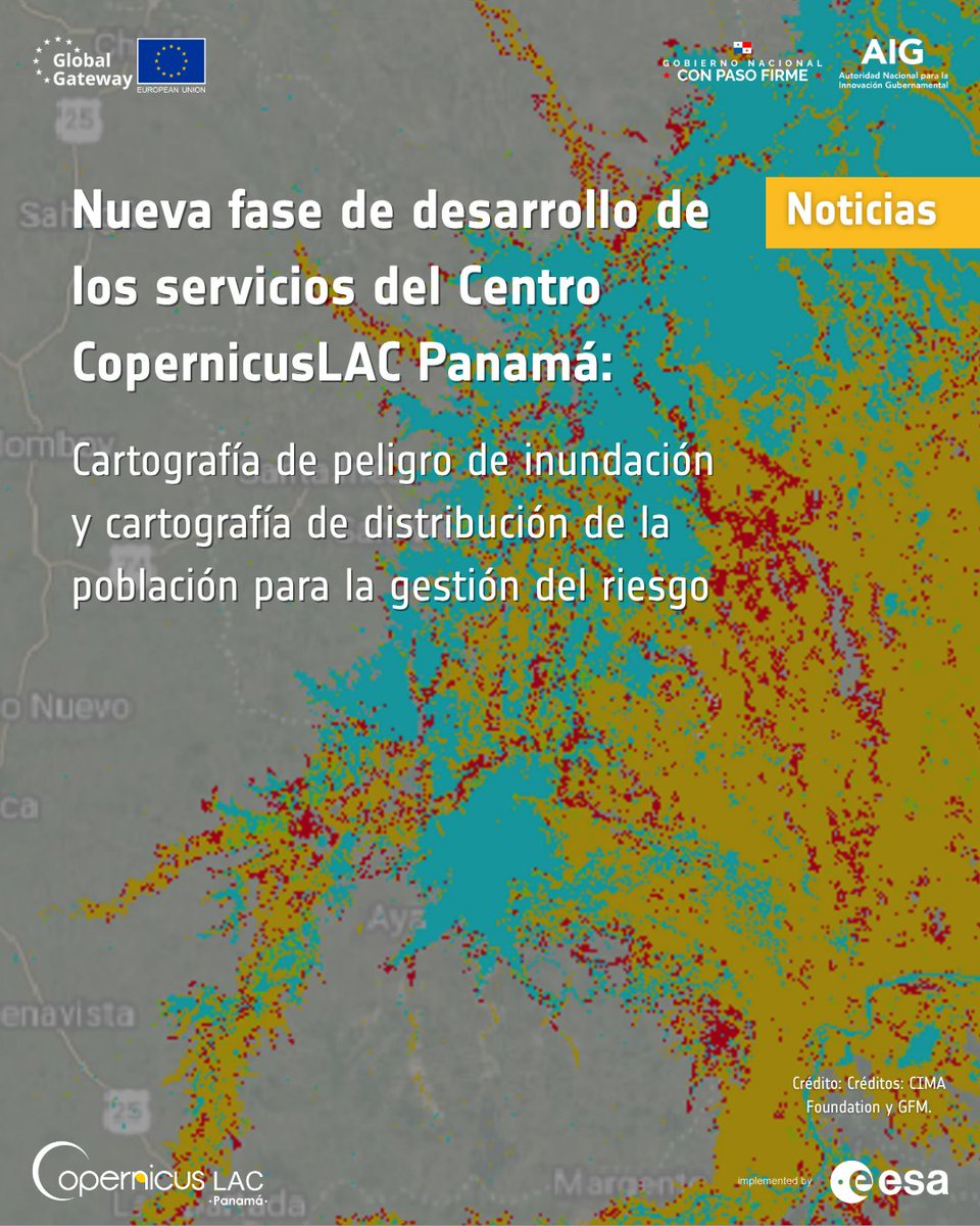 CopernicusLAC Panama Centre tweet media