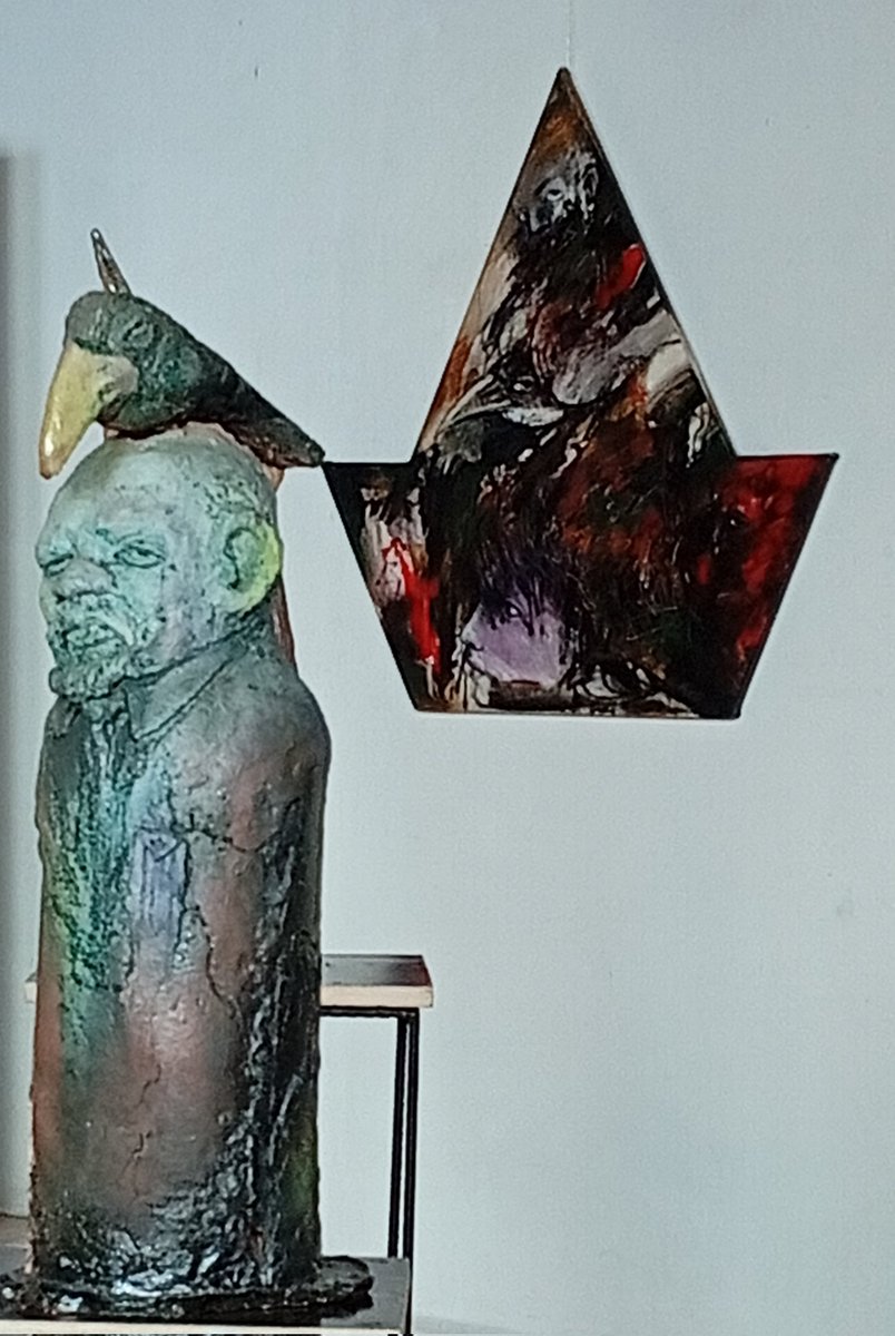 casaguayabera's tweet image. 🇨🇺 Inauguran exposición de Agustín Villafaña (El Yeti) en Galería Provincial de #SanctiSpíritusEnMarcha.
Cerámicas, grabados, óleos del artista a merced del público espirituano.
.
.
.
#ArteFiel
#65Uneac
#100Fidel