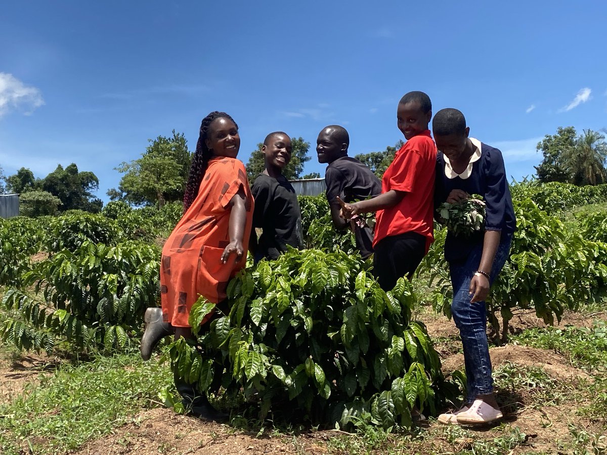 FelexPM's tweet photo. Easter Monday, we went beyond celebration

Through our Coffee 4Us Project, we spent time with children from @PennerChildCare using Agri-Therapy bringing healing, skills, hope.

For our teens 15+ coffee farming isn’t just work its purpose, dignity, and a path to a better future https://t.co/Abp6mEf7H8