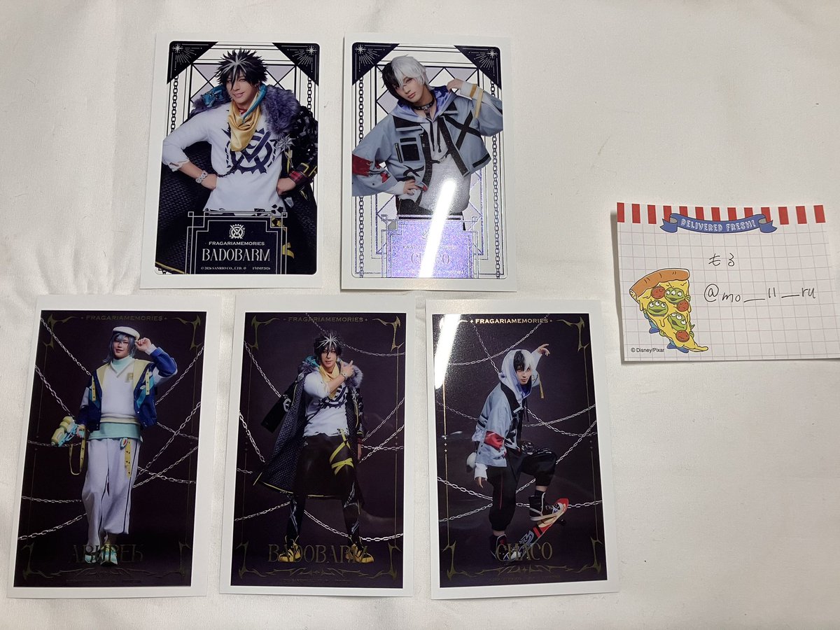mo____11___ru's tweet photo. 【交換 仮約束】フラミュ ミュージカルフラガリアメモリーズ でぃあまいふれんず ランダムクリアカード ランダムクリアブロマイド

求:クリカ…タッサム（2種4ずつ目標）
    クリブロ…バドバルマ/チャコ/ピケロ/タッサム
 
譲:画像参照

✶ 郵送のみ

お気軽にお声掛けください.*･ﾟ https://t.co/JWy02jD4LE