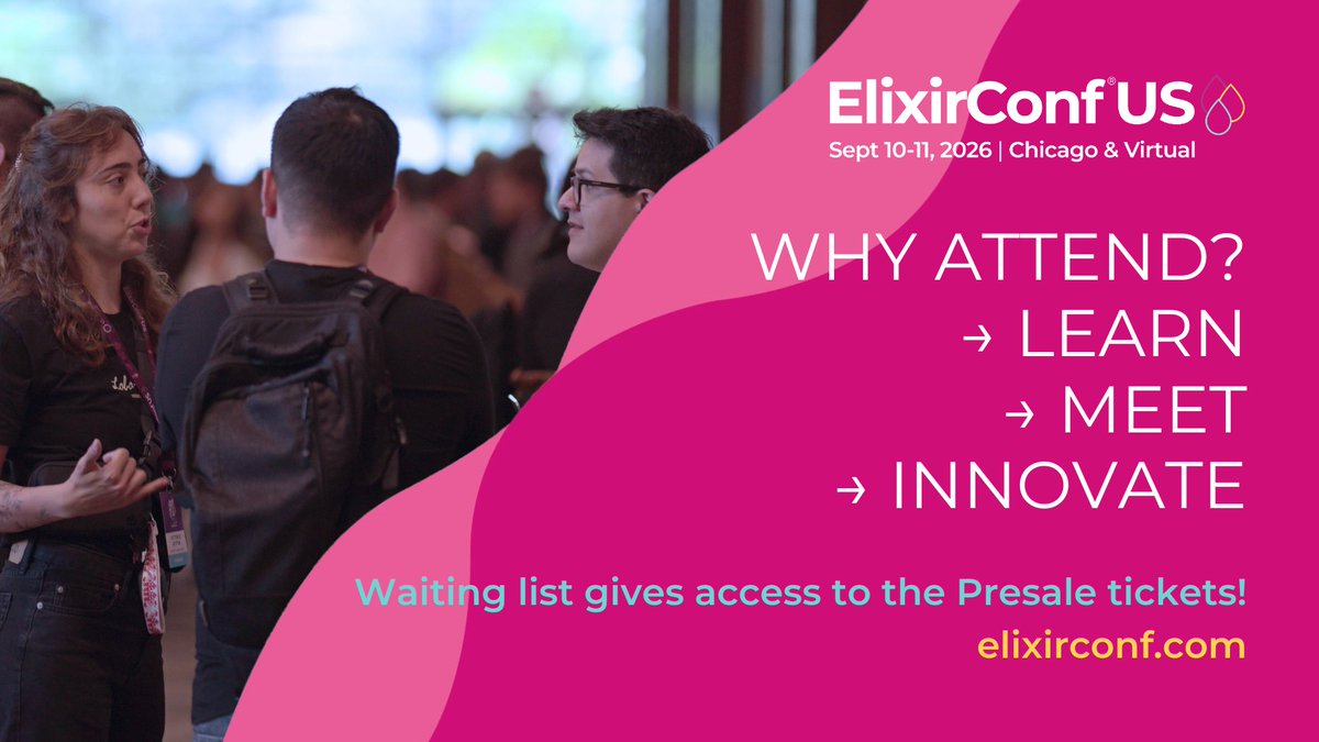 ElixirConf tweet media
