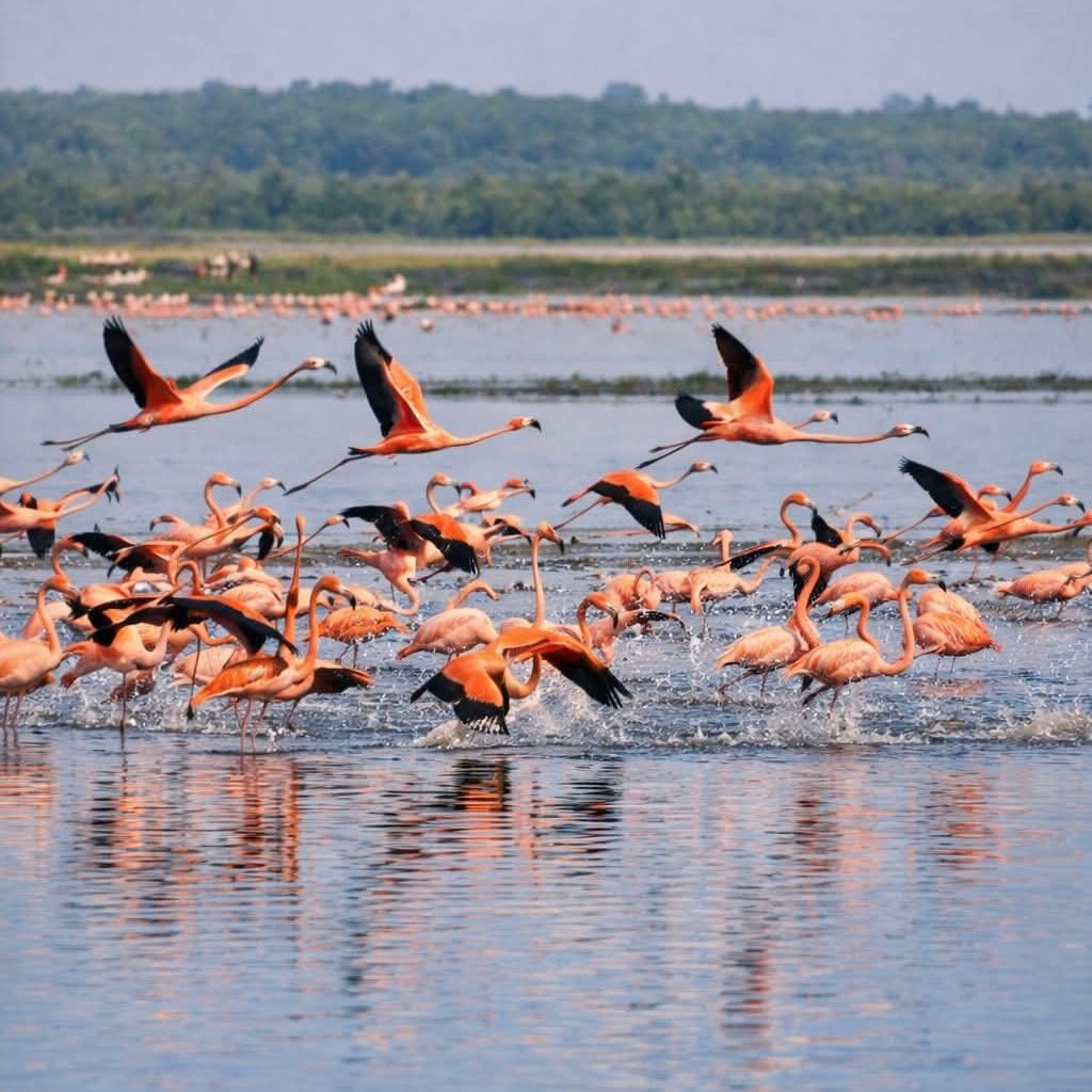 LaCubaTuristica's tweet photo. 🦩 La temporada de flamencos en Ciénaga de Zapata y Playa Girón es una de las experiencias más mágicas de Cuba. 
📍Matanzas  
#ExperienceCuba 🇨🇺  #birdwatching
📷 Cristiana E. Yudel Alonso https://t.co/hlML2aZQhg