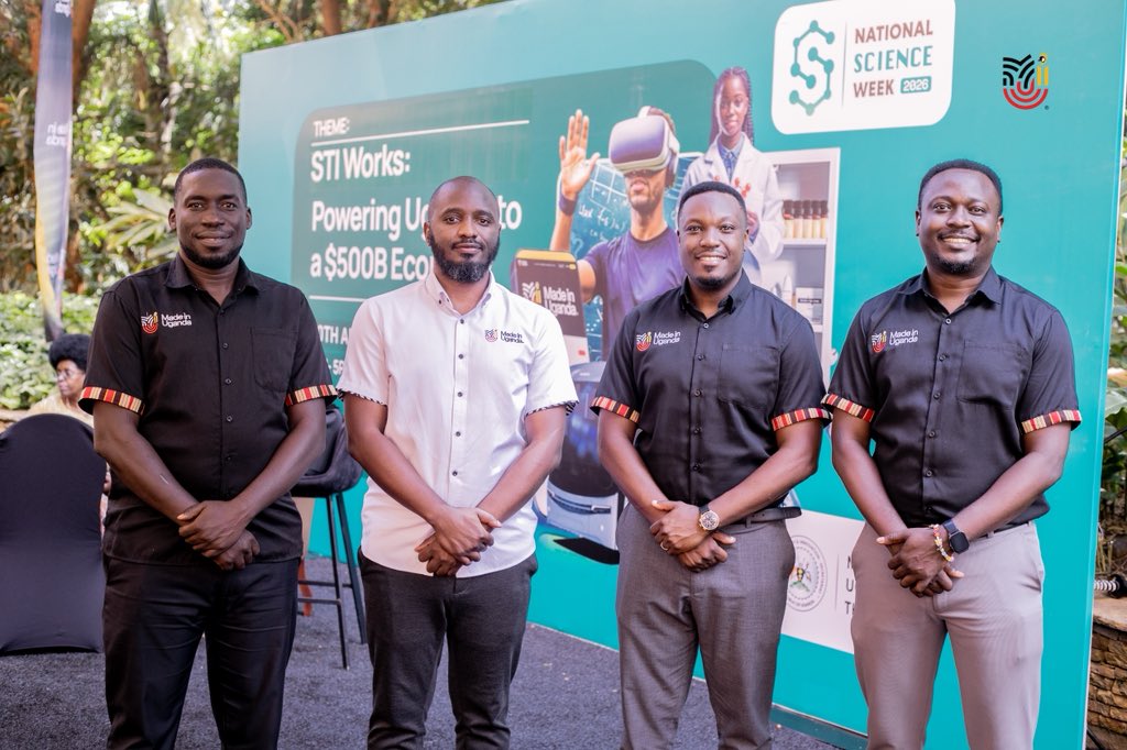 ugandanmade256's tweet photo. Our team had the privilege of being at @kampalaserena for the official kickoff of National Science Week 2026. From networking to showcasing, we came ready to represent.

#STIWorksUg #NSWUg2026 #MadeInUganda #MIU #DiscoverTasteJoin #MIUatNSW26 https://t.co/D9pFn7ol7L