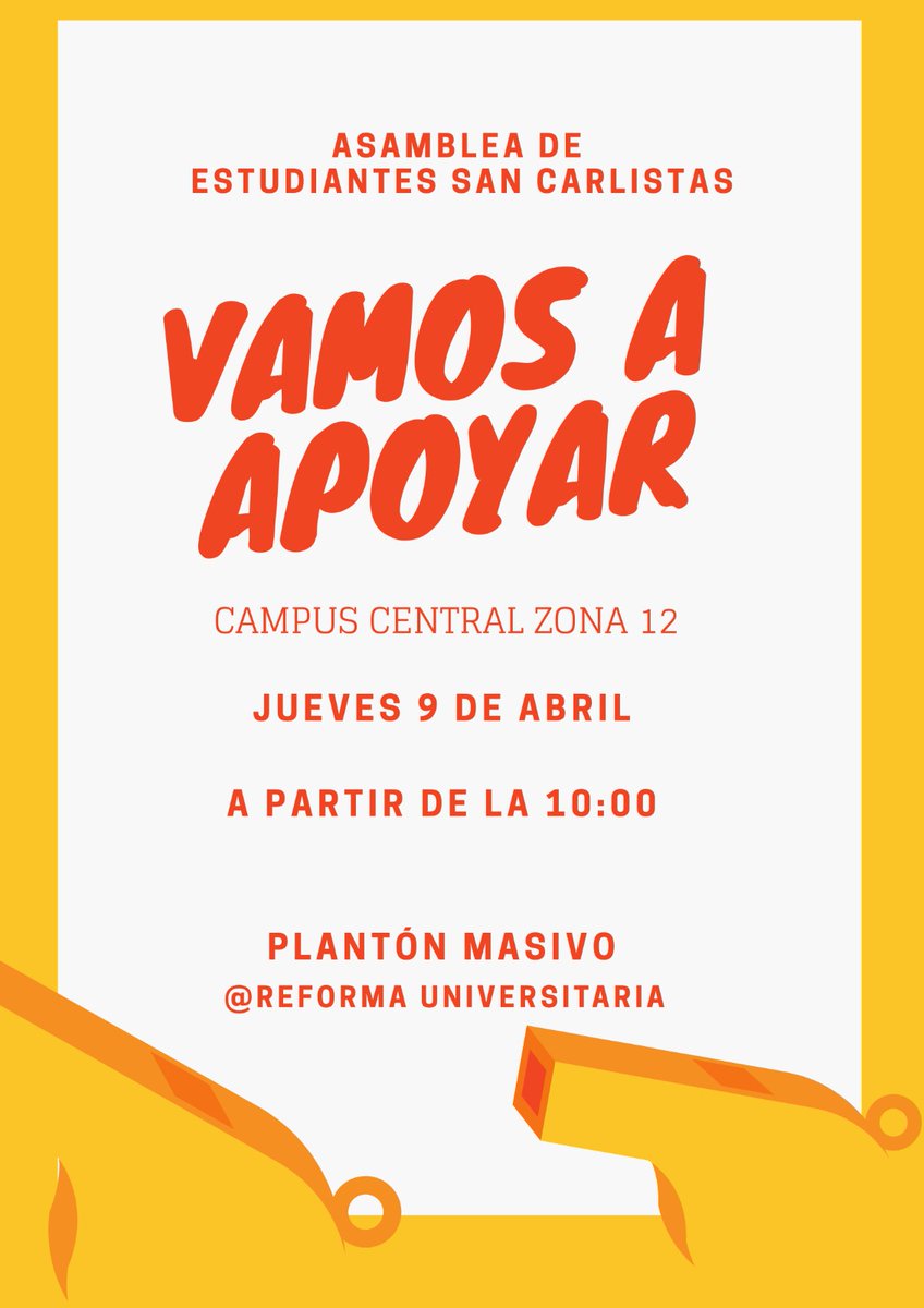 VicenteCarrera_'s tweet photo. Invitación de la Asamblea de Estudiantes San Carlistas. https://t.co/hcTcYj3L0b