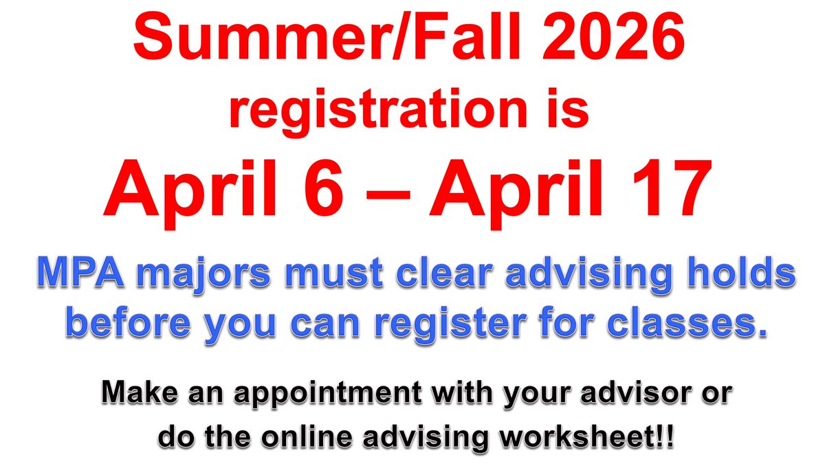 MPA Advising Center tweet media