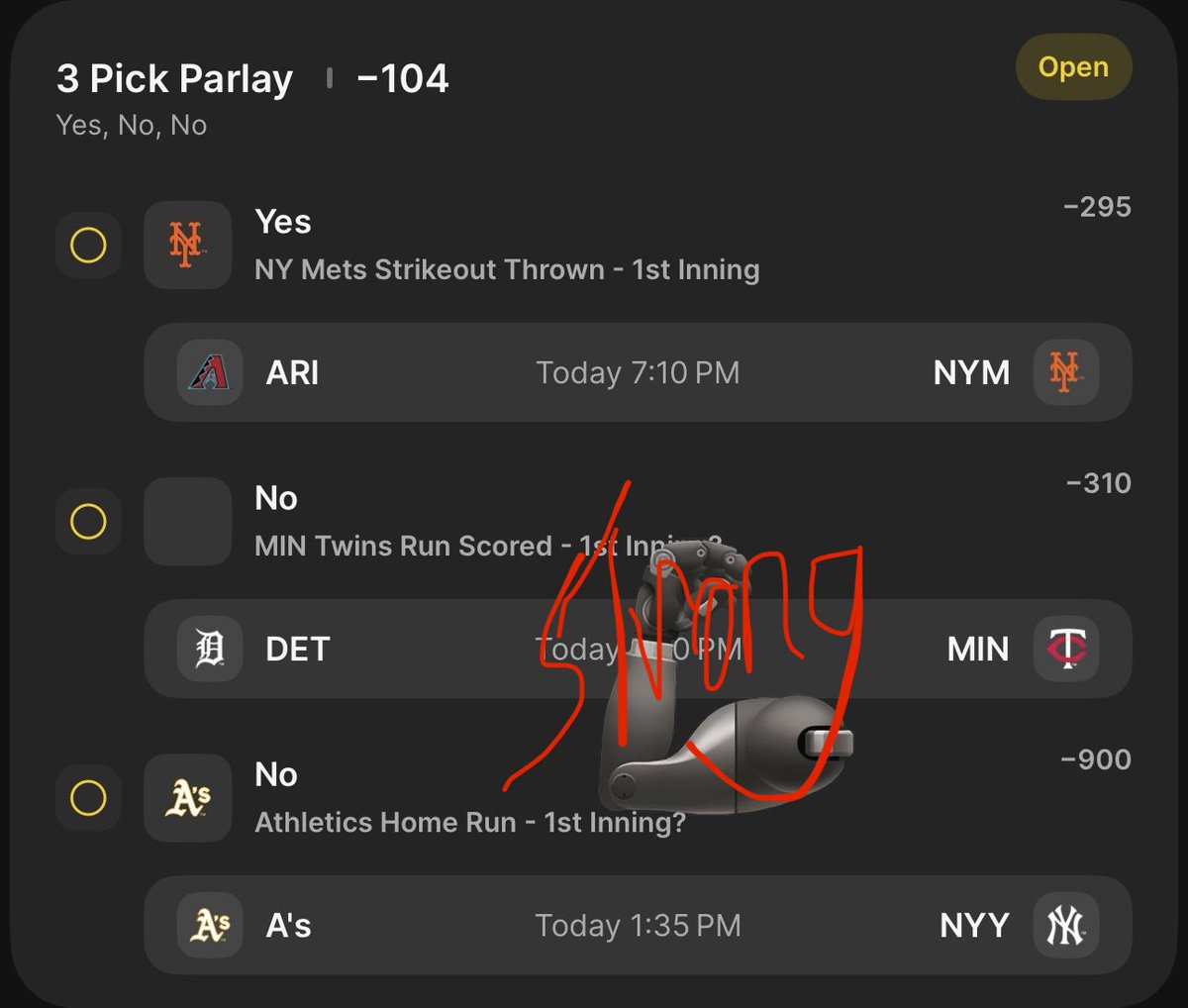 StrongArmBets tweet media