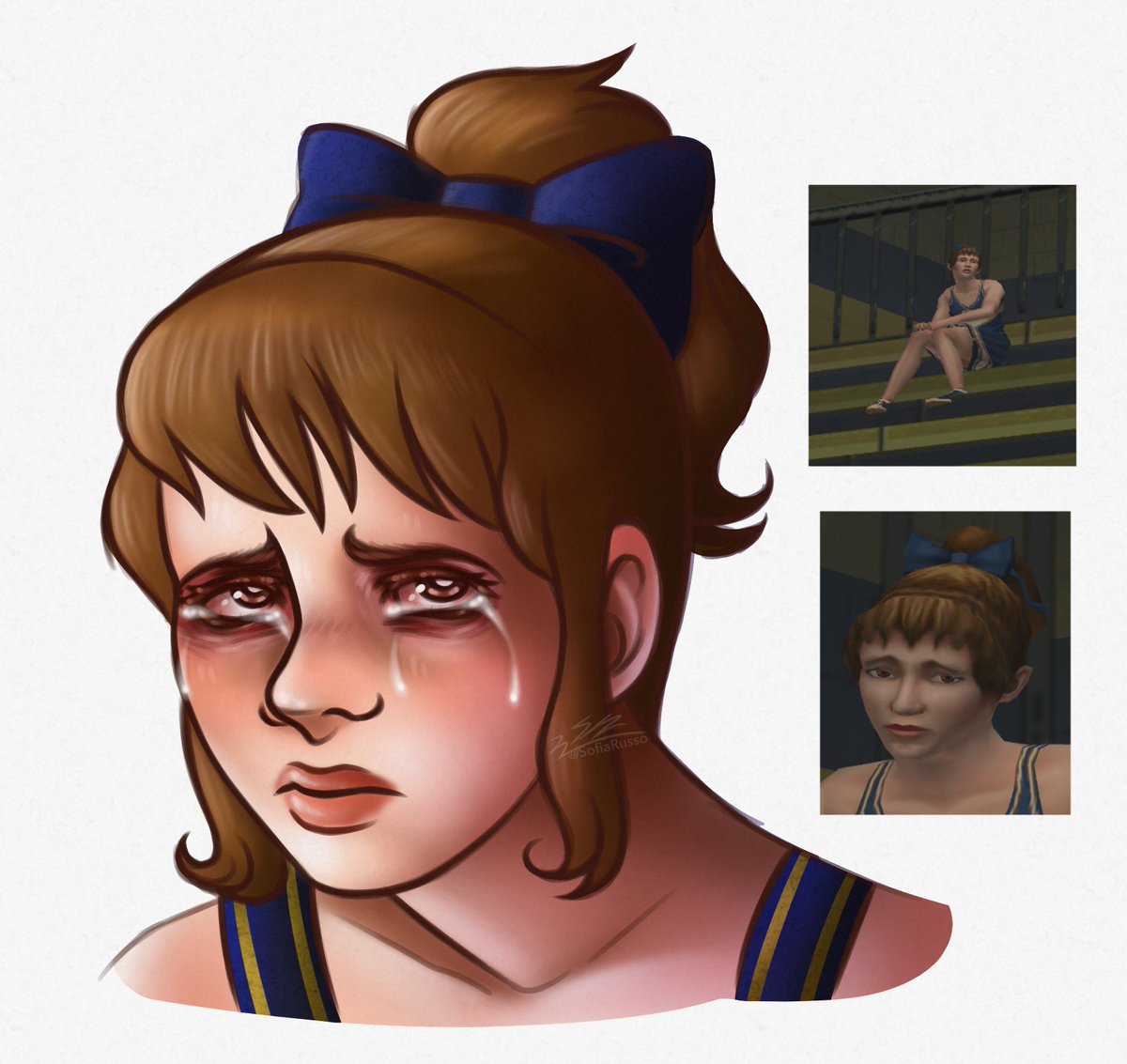 SofyTofy3's tweet image. More Mandy (and Zoe) stuff 🥺
#bully #bullygame #caniscanemedit