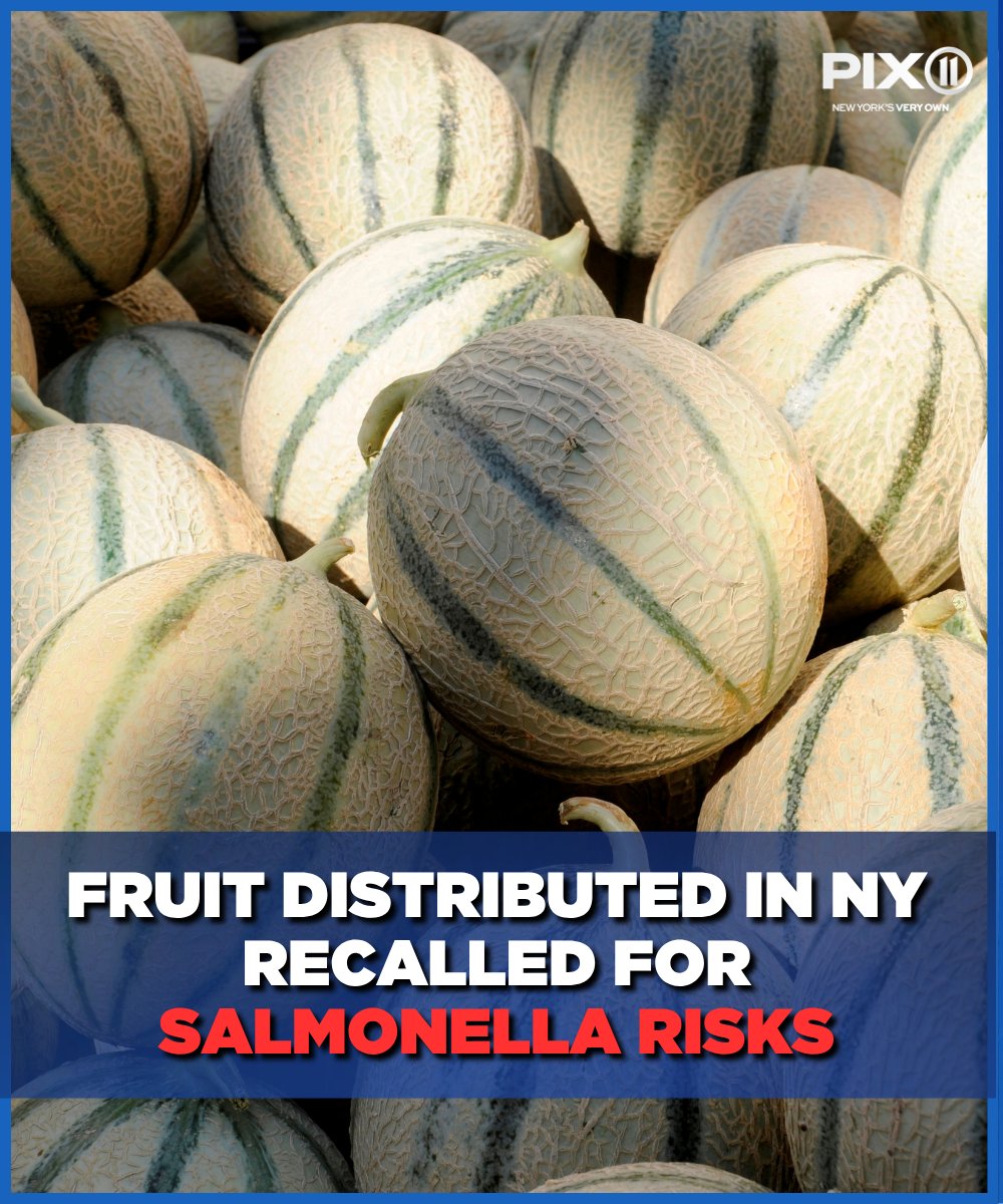 Thousands of cartons of fruit have been recalled over a potential Salmonella contamination, according to the FDA.

Click for more info: pix11.com/news/local-new…