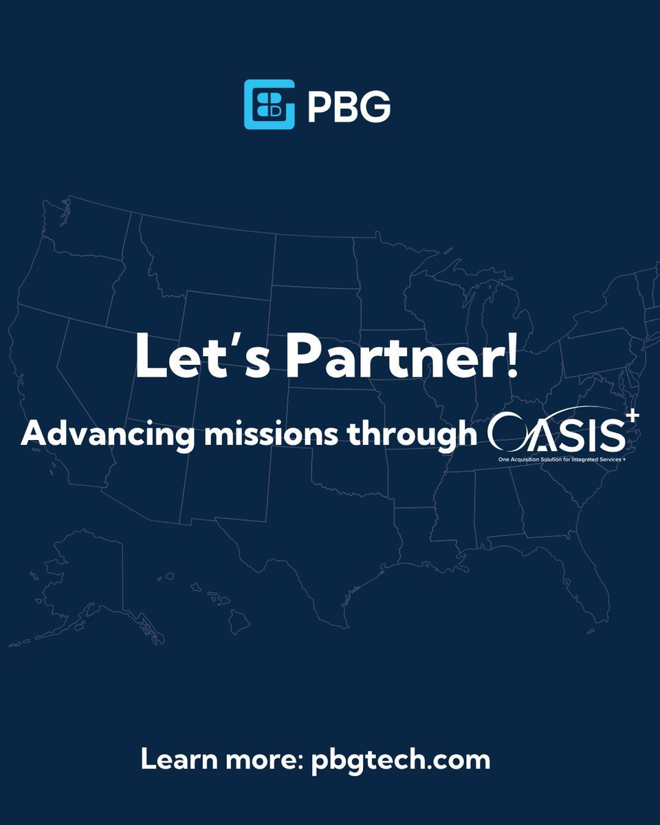 PBG_tech's tweet photo. We believe the most meaningful results are delivered when the right partners join forces. Let's connect and explore how we can create powerful outcomes together. Reach out to explore teaming opportunities: https://t.co/zmPZBcYDiY https://t.co/kY86gHaCTM