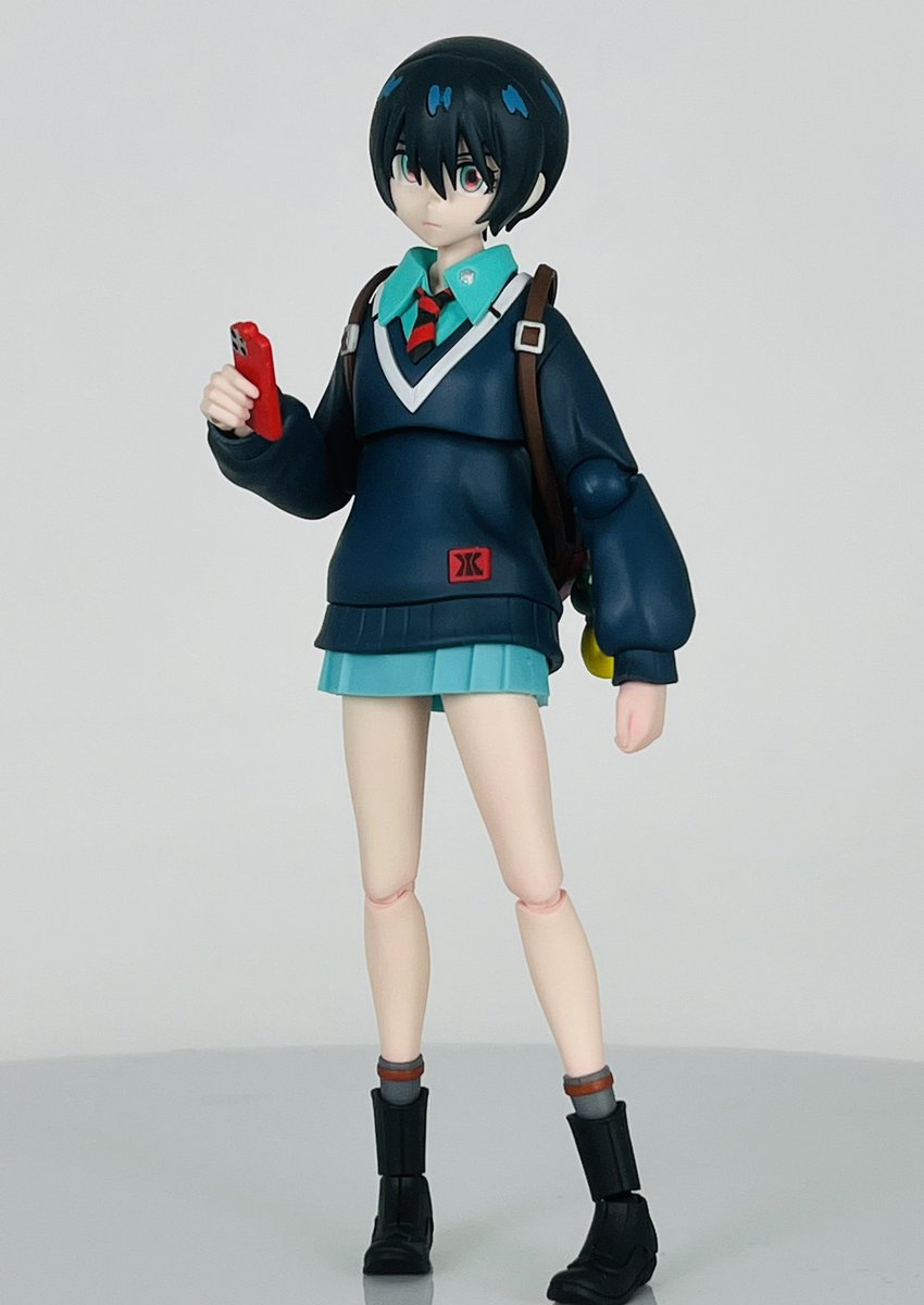 最終回のマチュママのスマホ待ち受けを見た後に作った黒髪マチュ
 #ジークアクス1周年