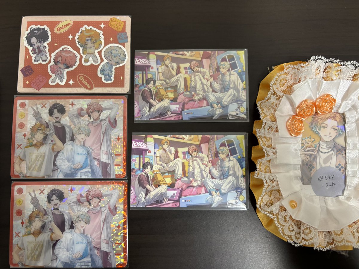 Sky_3_n's tweet photo. 〖交換〗Oriens 3rdAnniversary にじさんじ

〖譲渡〗下記画像2.3

〖求〗下記画像1枚目🎀の方

初めての方は固ツイ必ずご確認ください
検索からでもお気軽にお声掛けください
os特典はRとの交換又はﾘﾄﾘﾝのものとの交換優先 https://t.co/QcAbHt7SZW
