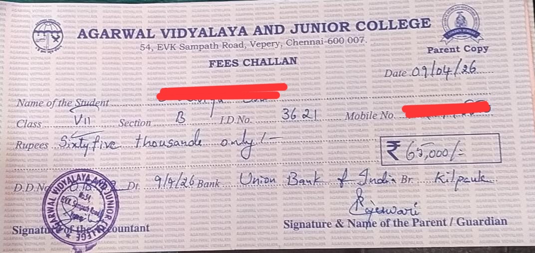 ibalamurugan72's tweet image. கேட்டதும் கொடுப்பவர் கண்ணன் மட்டும் அல்ல. எங்கள் @KHWelfareNA
வின் @SkG0811 அவர்களும் தான். கடந்த வருடம் இயற்கை எய்திய #கமல்ஹாசன் நற்பணி இயக்க நண்பரின் மகளுக்கு, இந்த வருடமும் செந்தில்குமார் அவர்கள் பள்ளி கல்விகட்டணம் ₹65K முழுவதும் கொடுத்துஉதவினார்.மிக்க நன்றி சார்!
#Education