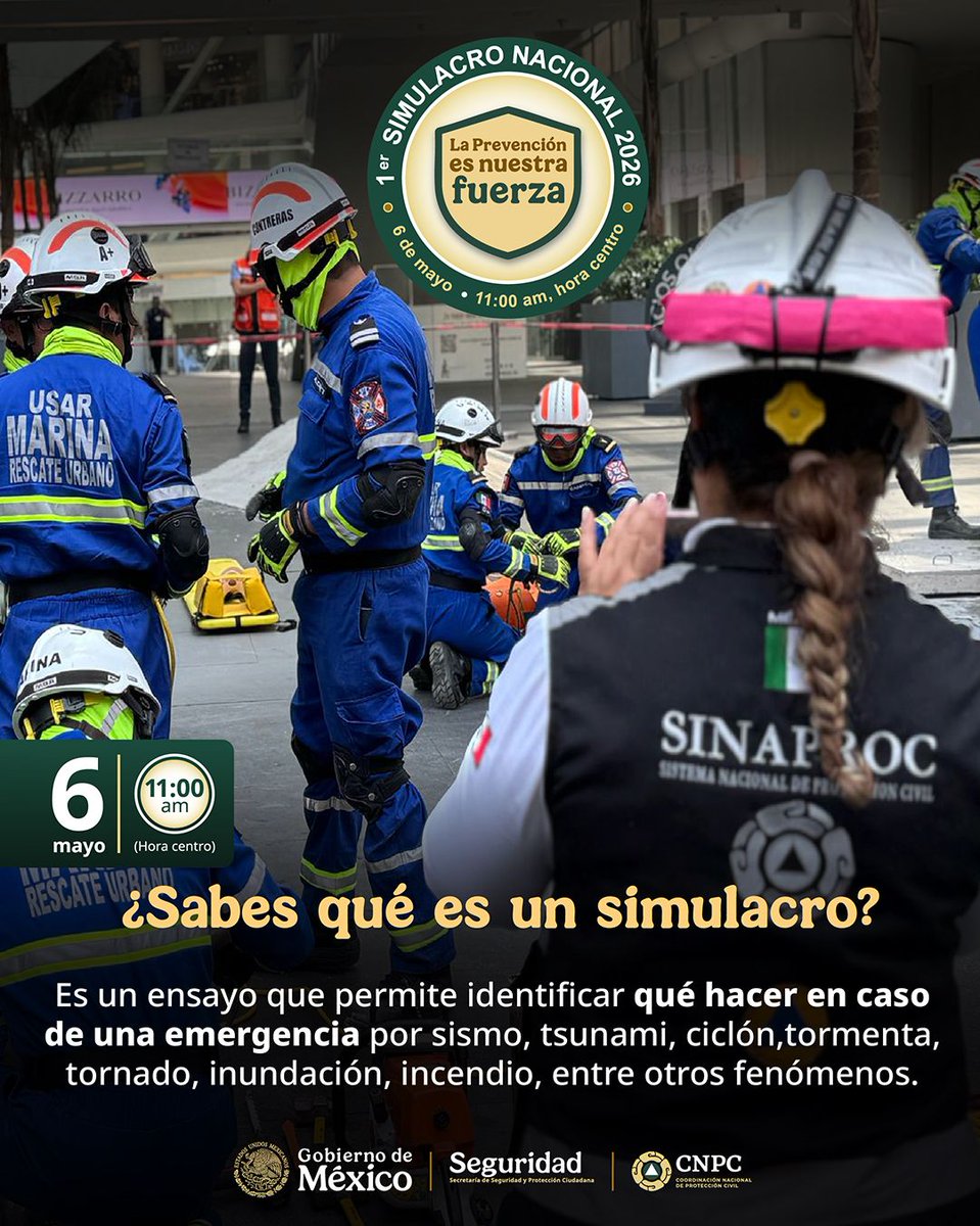 Coordinación Nacional de Protección Civil tweet media