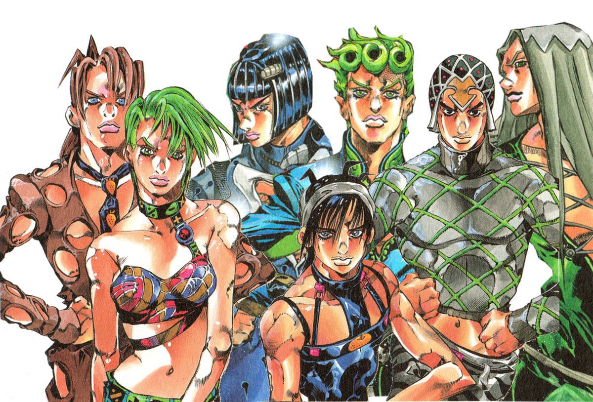 MohJoestar's tweet photo. I love how Arakis early or late art is always that of other parts styles https://t.co/eWefAXDTwF