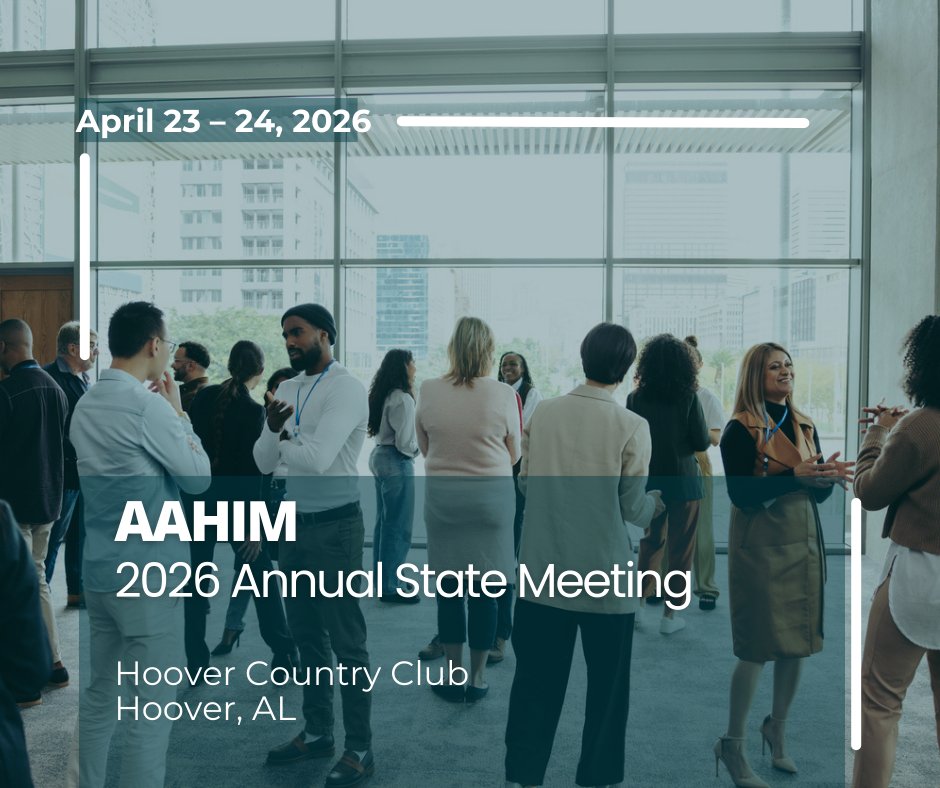 AAHIM_'s tweet photo. Register for our AAHIM State Meeting | April 23–24, Hoover Country Club. Get more details about our meeting and save your spot at https://t.co/fTWaYlNB2c. https://t.co/q8xaMUDvjk