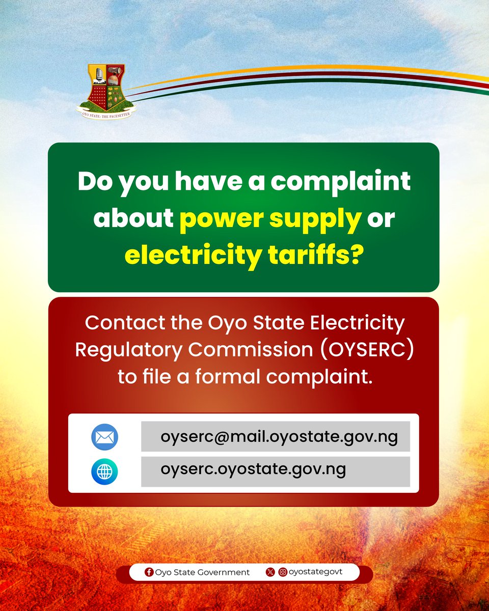 Oyo State Government tweet media