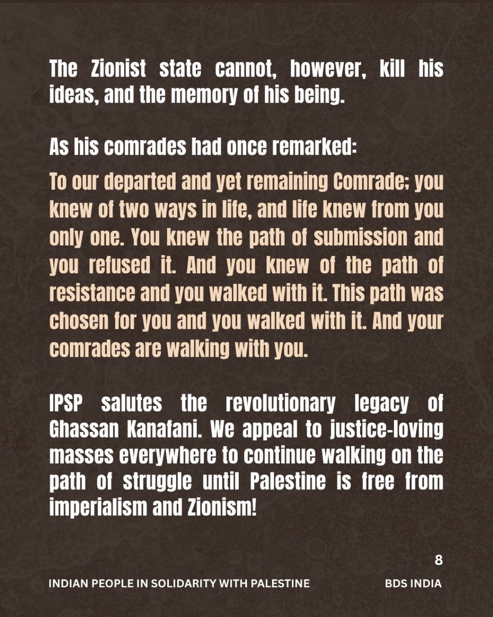Indian People in Solidarity with Palestine tweet media