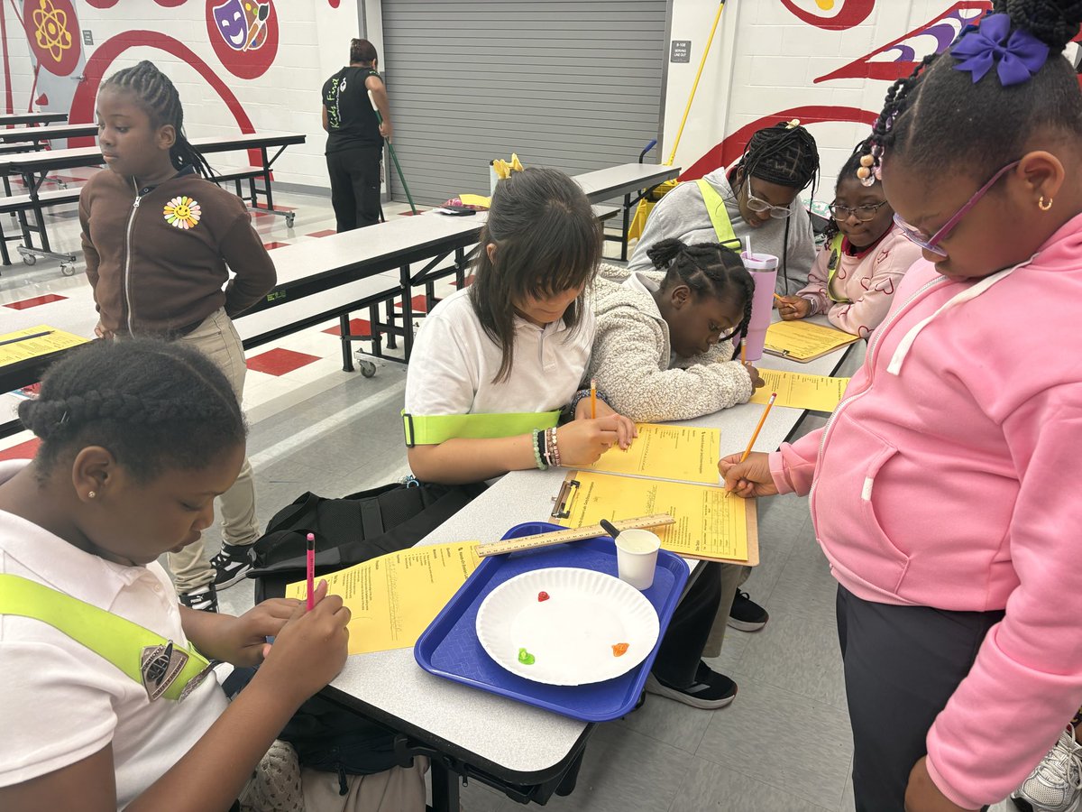 STES_Bush's tweet photo. Our 5th grade scientists enjoyed participating in a hands-on science project with skittles to learn about erosion this morning during our weekly 5th grade science day. @SeminoleTrails @STEPrincipalJJ @Freeda_Garcia @TaMiyahLowe https://t.co/y8iPLnQqPr