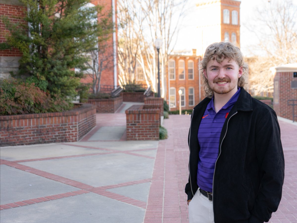 ClemsonCofEd's tweet photo. Sophomore Caleb Blackston has found himself involved in various CoEd organizations such as USAB, where he works to foster community amongst his peers. Stay tuned to hear more from him this week!

@ClemsonAlumni 
@ClemsonUniv https://t.co/Ie1pcN61p1