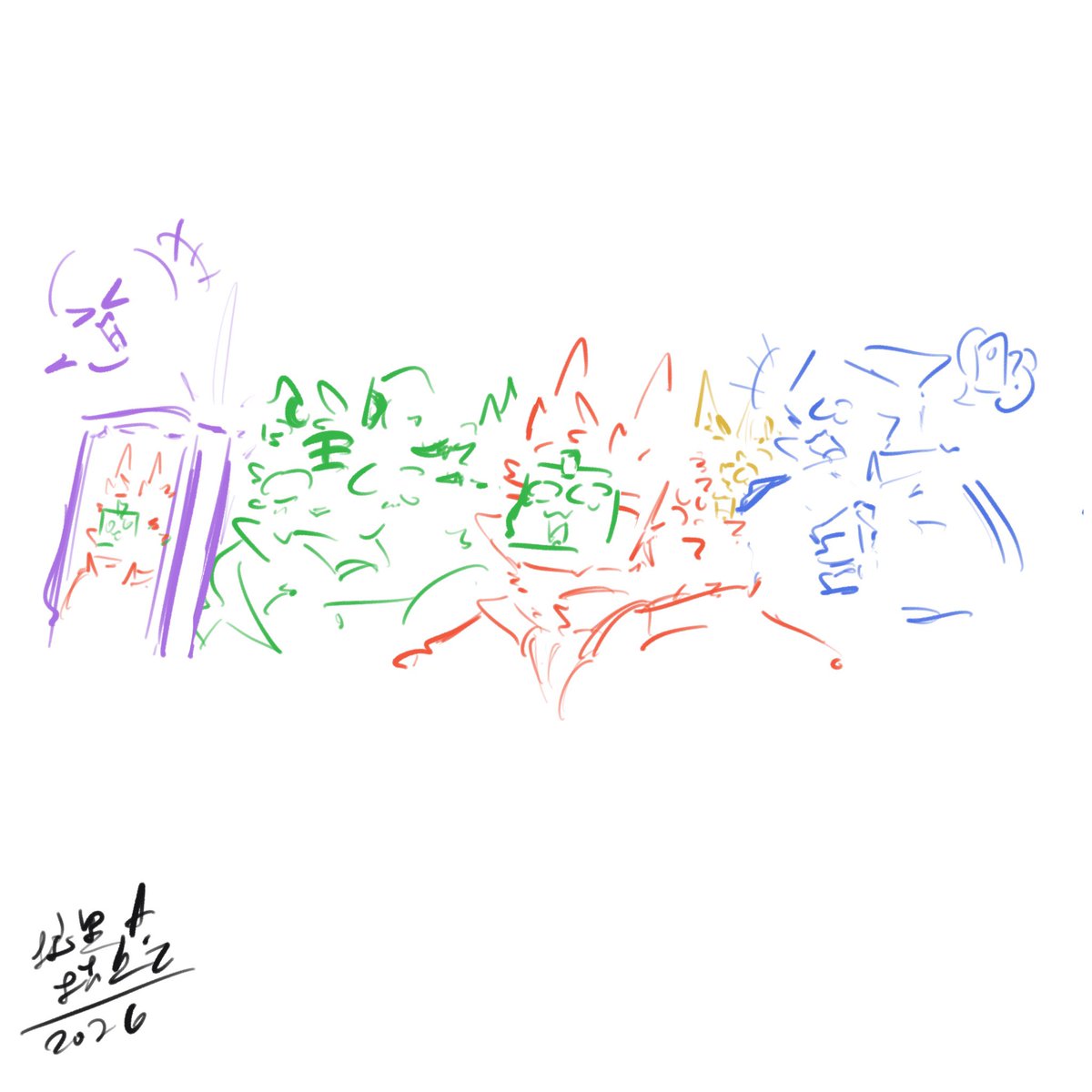 WolfCat 狼里 休息中 tweet media