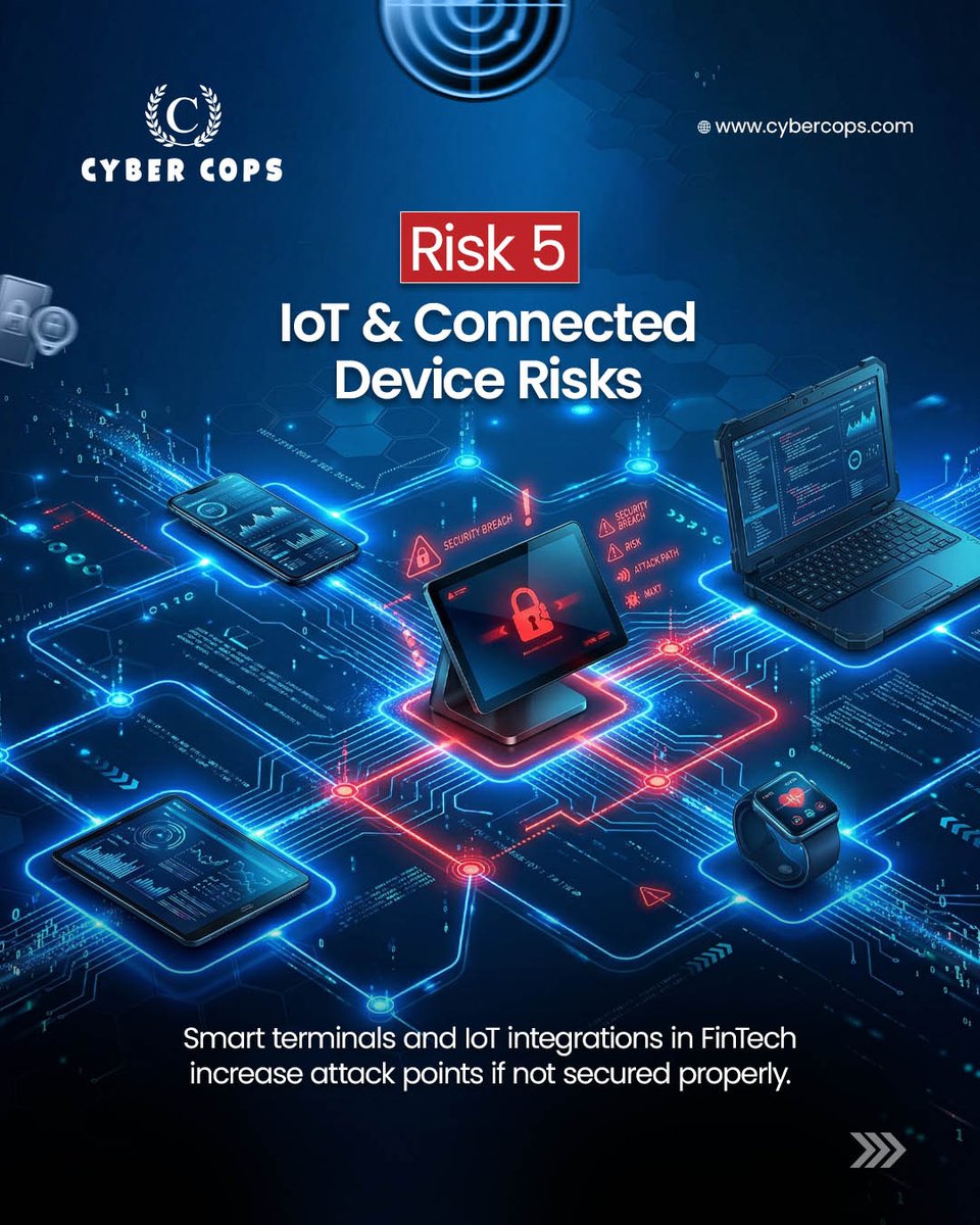 Cyber_Cops_'s tweet photo. Cyber Cops helps FinTech companies strengthen their security and stay prepared for evolving threats.
Connect with Cyber Cops to secure your FinTech platform! 🛡️
#CyberCops #FinTechSecurity #CyberRiskManagement #DataProtection #DigitalTrust https://t.co/D3GSO0Fj7I
