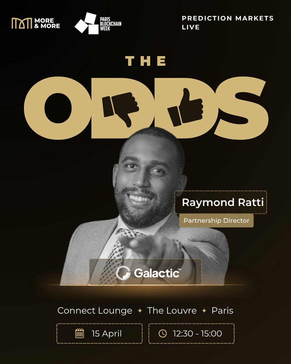 The Odds: Prediction Markets Live! tweet media