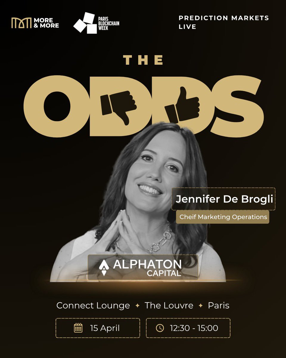 The Odds: Prediction Markets Live! tweet media