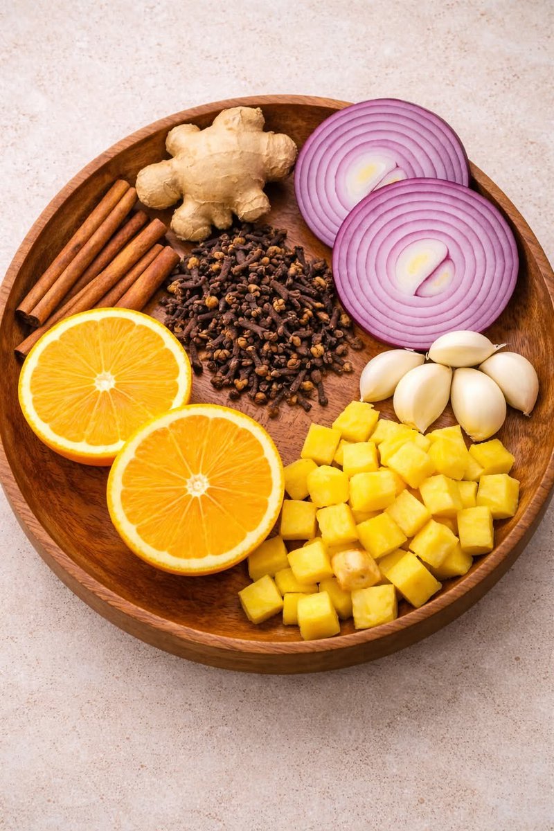 ibroayinla's tweet photo. Ginger
Cinnamon
Cloves
Garlic
Red Onions
Lemon
Cook it with one litter of water take one gas cup morning and night and thank me later 🫡 https://t.co/nSiFC9dGF5