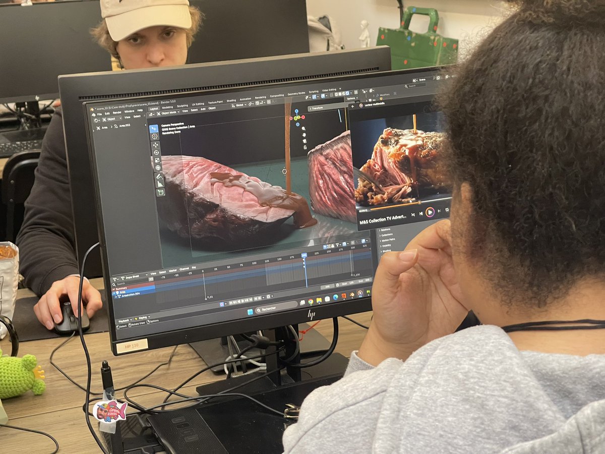 vfx_workshop's tweet photo. Work in progress ! Qu’est ce qu’il y a sur les écrans de nos étudiants ? Les projets de nos troisièmes années qui progressent ! #vfxworkshop #ecolevfx #ecole3d #welovevfx https://t.co/ESc8L1ISAv