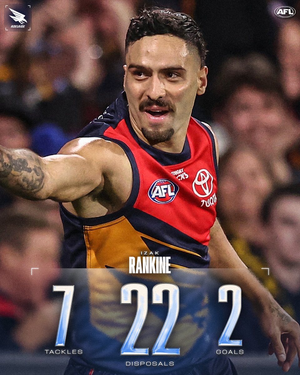 AFL's tweet photo. Classy in wet conditions ☔️

#AFLCrowsBlues https://t.co/CO3syWMej2
