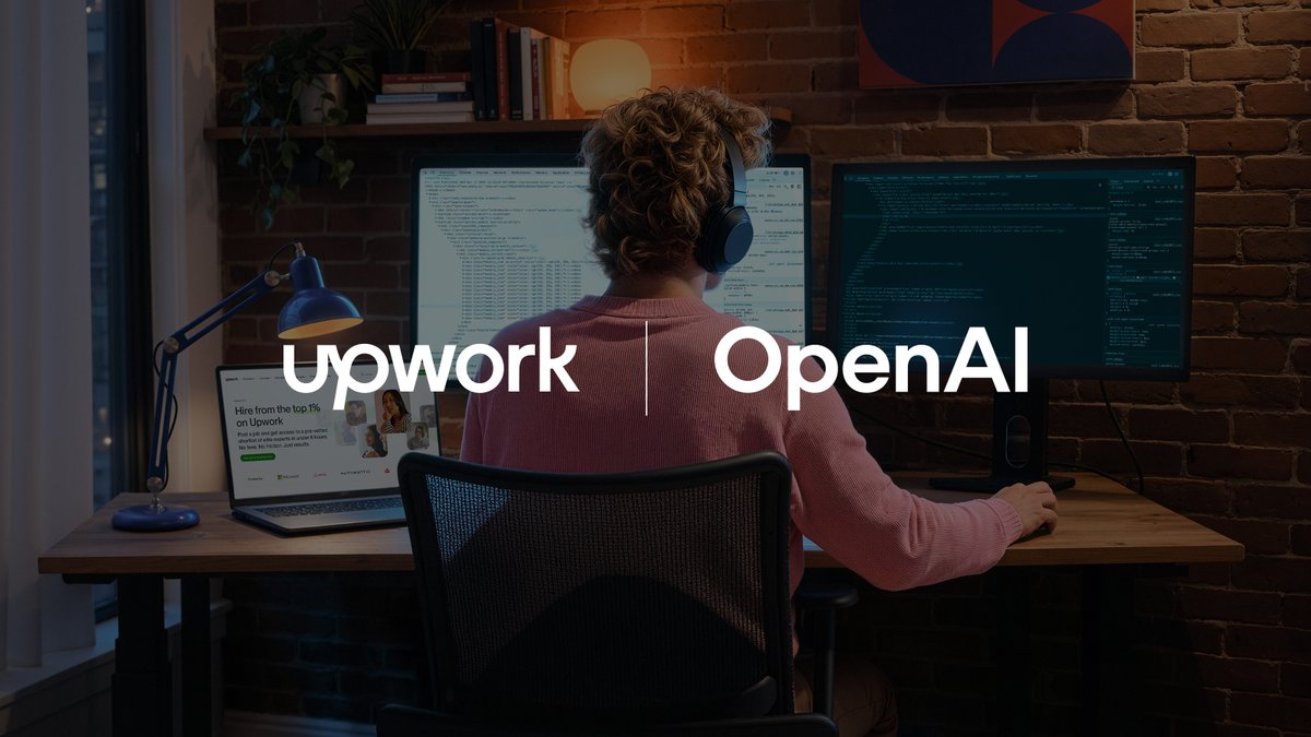 anniinc's tweet photo. Big news: Upwork is now integrated within ChatGPT. Find and hire expert talent directly in ChatGPT. https://t.co/vIXRF3Zs0J https://t.co/MkjjE8i7ng