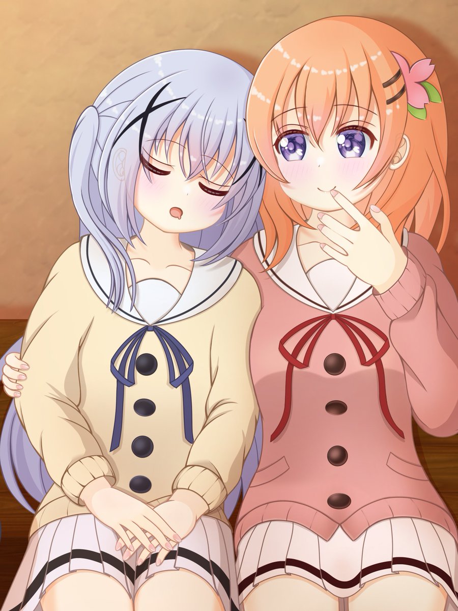 Happy Birthday ココアさん🌸 チノちゃん、安心したら寝ちゃった