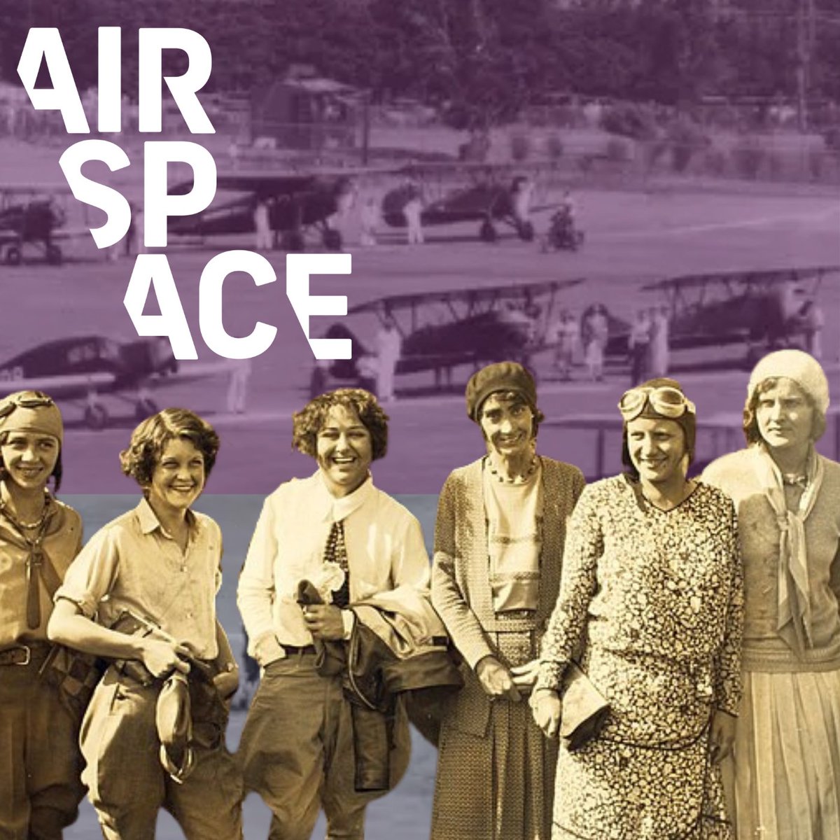 AirSpacePod's tweet photo. In August 1929, twenty pilots took off from Santa Monica in a historic and thrilling air race. Today on AirSpace, we follow the path and legacy of the 1929 Women’s Air Derby. Listen now: https://t.co/t79SEG5nEl https://t.co/HkkbZt4Pww