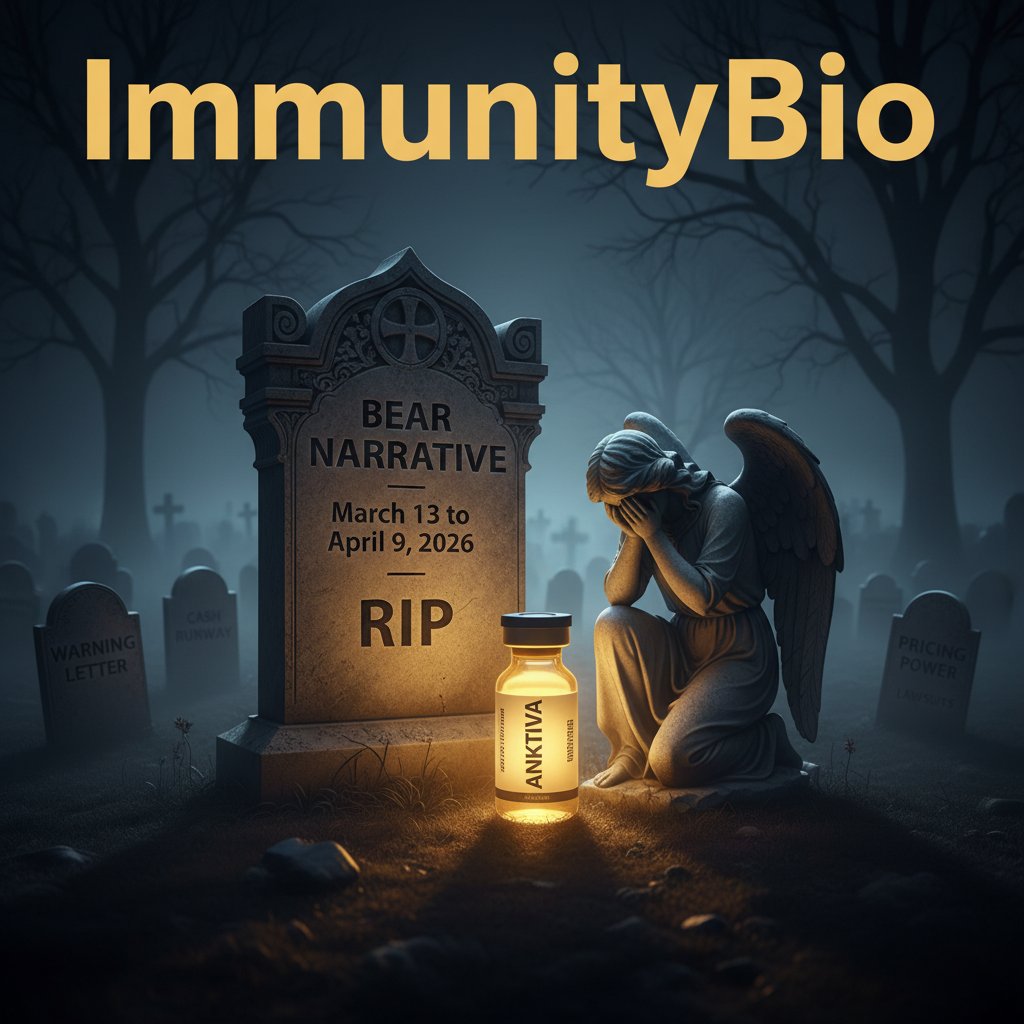 $IBRX Warning Letter. 21% stock crash. $2 billion wiped out. Five class ...