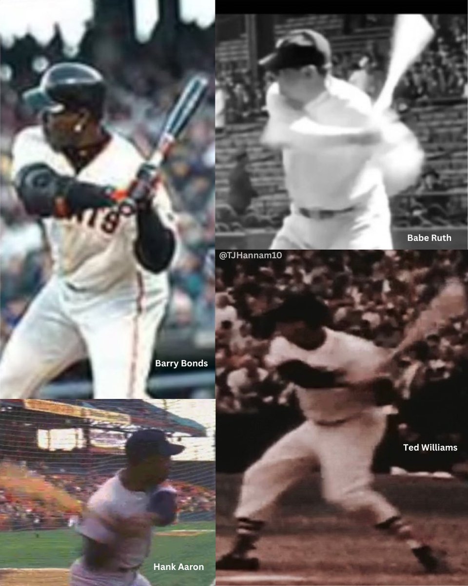 TJHannam10's tweet photo. Timeless success leaves clues. 

- Bonds
- Ruth
- Aaron
- Williams https://t.co/PAbNxceOvZ