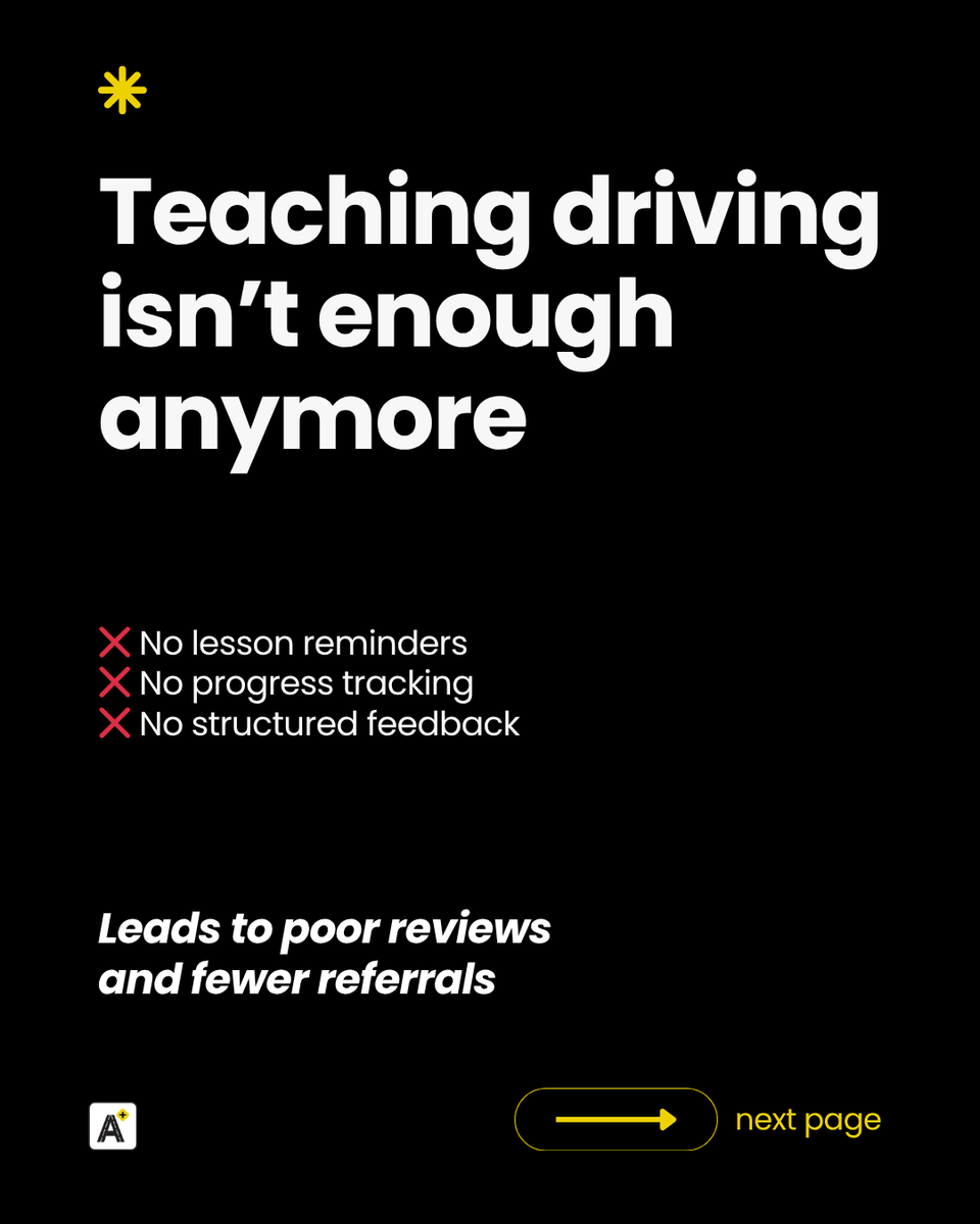 drivinggrade's tweet photo. These mistakes are silently killing your driving school’s growth.

The good news?
Every single one of them is fixable.

One system. Better operations. More students.

Ready to upgrade? 🚀
Book Your Free Demo: https://t.co/ktMPuSzPgE

#DrivingSchoolManagement #DrivingInstructors https://t.co/lixkKXrJ7T