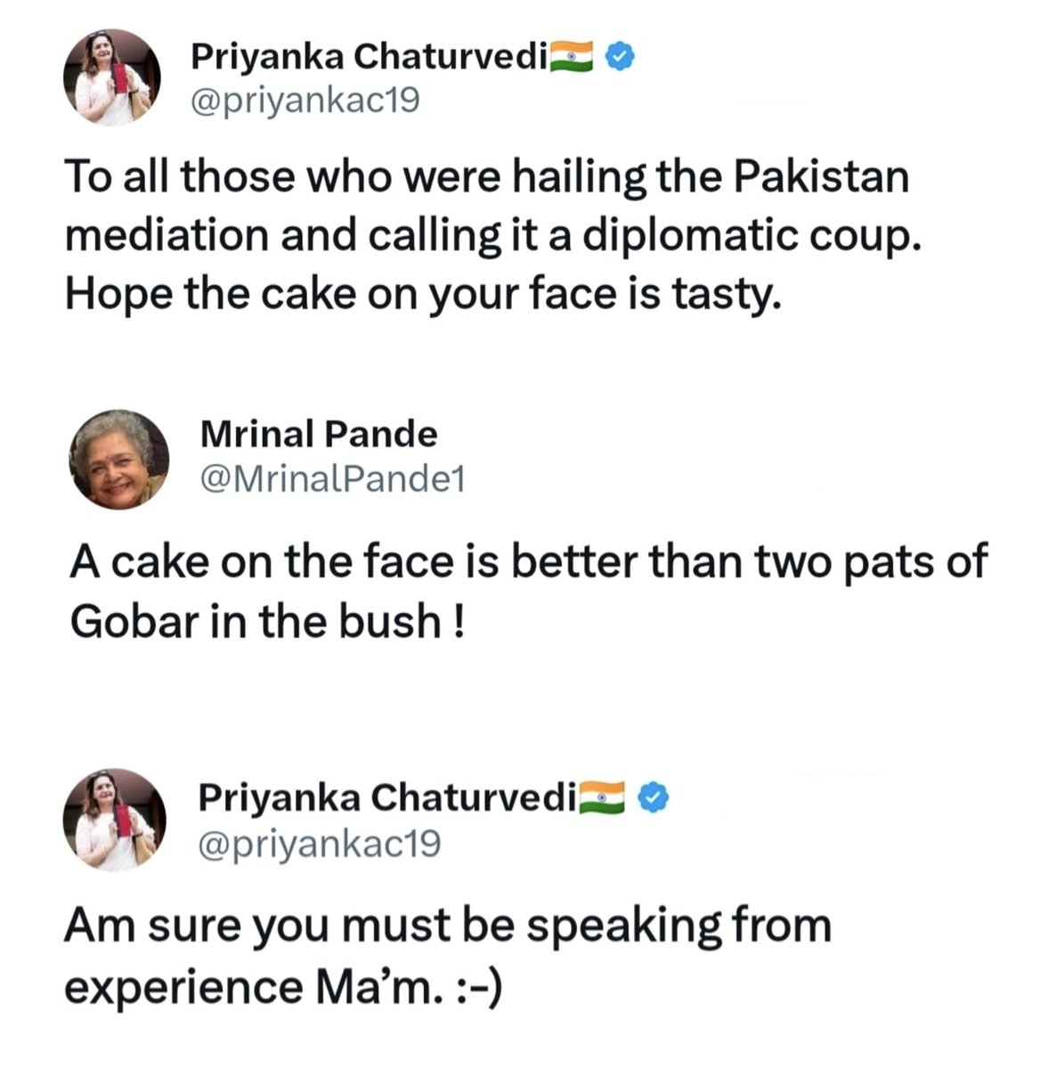 im_vandy's tweet image. Epic slaying spotted by Priyanka Chaturvedi 🔥🔥

@MrinalPande1 ठीक हो ना #Justsaying 😂🤣😅