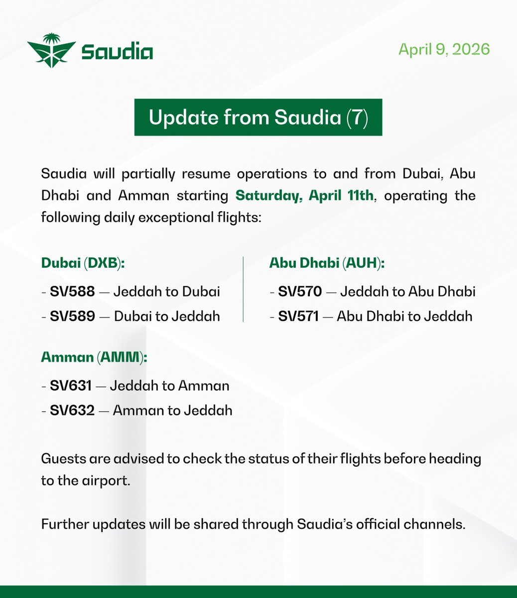 Saudia Group | مجموعة السعودية tweet media