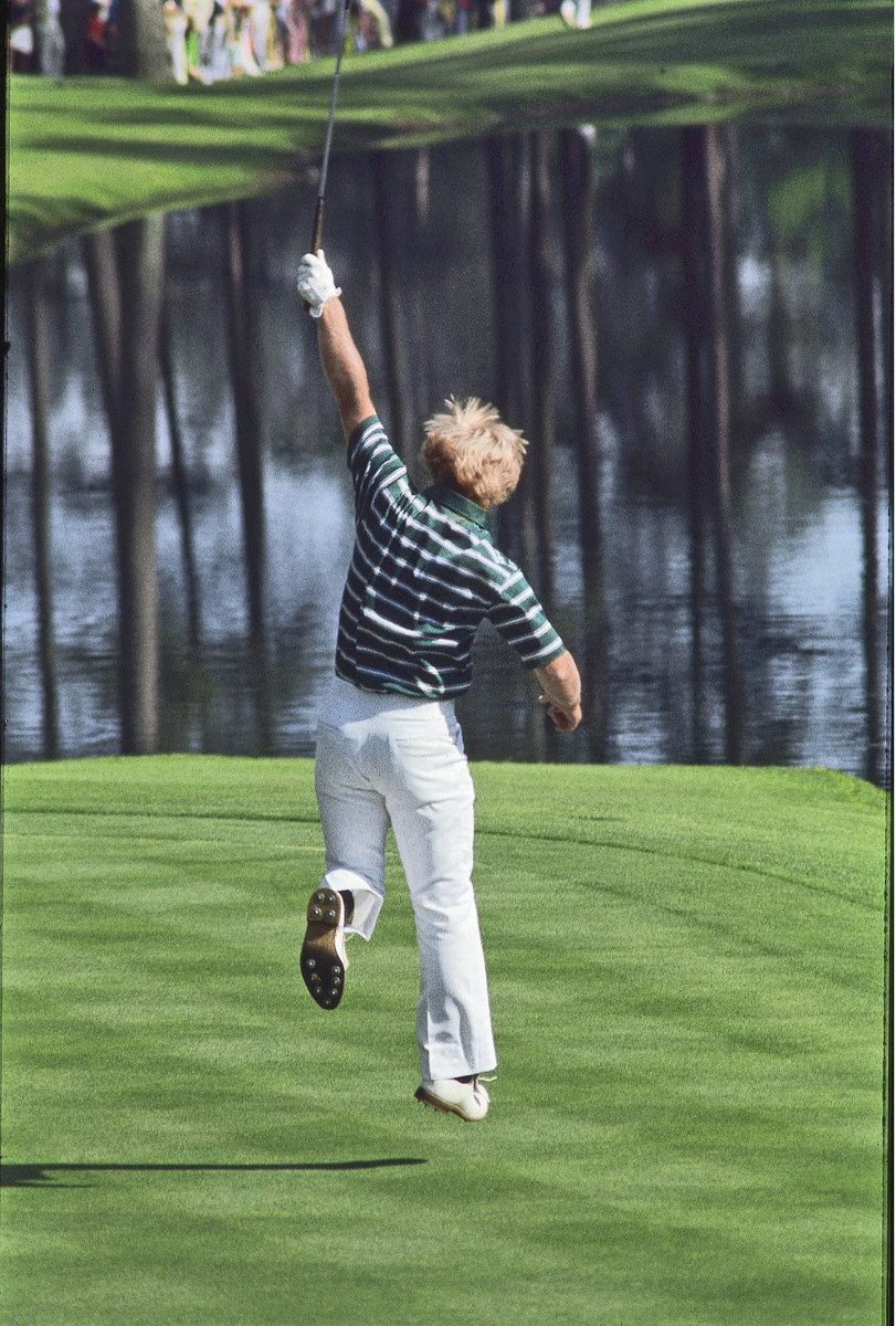 dankc2's tweet photo. One of my favorite days of the year. The first @Masters I remember watching was in 1975. Nicklaus making that incredible putt on 16. I fell in love with the Masters and golf that Sunday. @jacknicklaus @PGATOUR https://t.co/jxiMnUtkBC