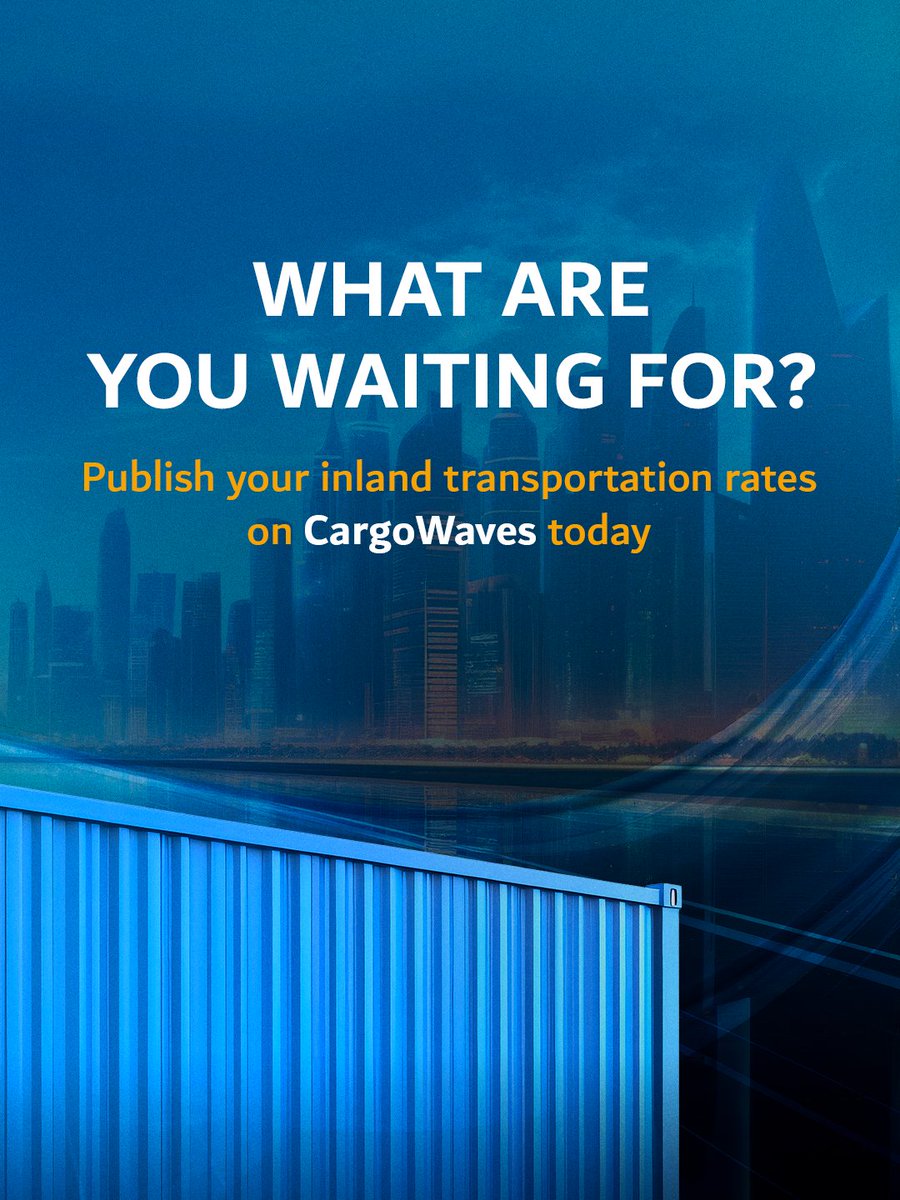 Publish your freight rates today on CargoWaves to increase visibility, and secure more bookings.

Click here for access: dubaitrade.ae/en/cargowaves

#DubaiTrade