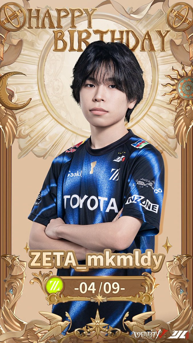 #第五人格IJL 

🎂HAPPY BIRTHDAY to ZETA_mkmldy選手！