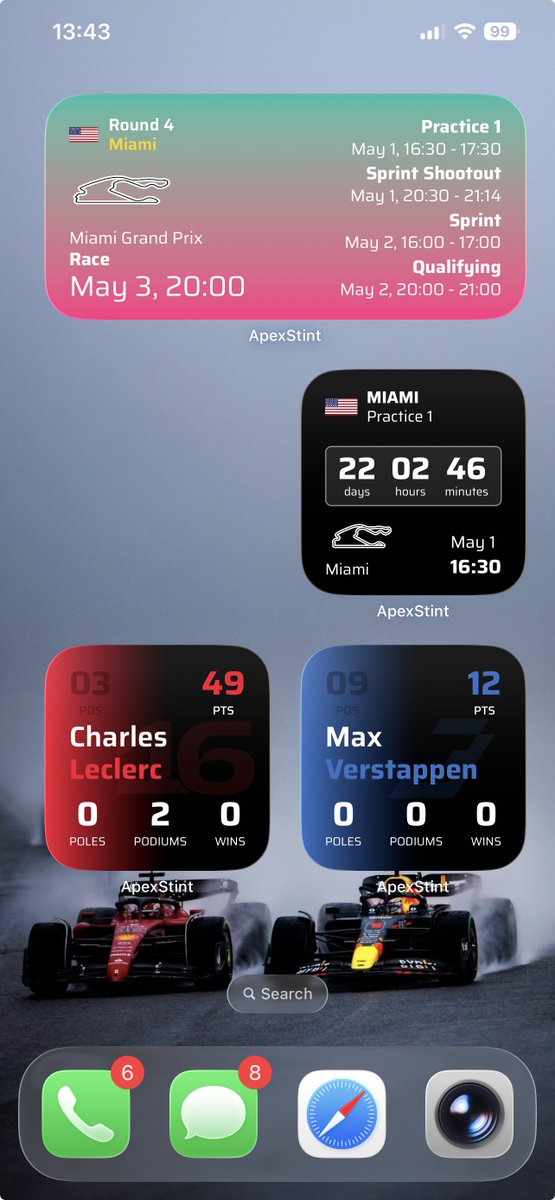The withdrawal is real. At least the home screen is a 10/10. 🏎️💨