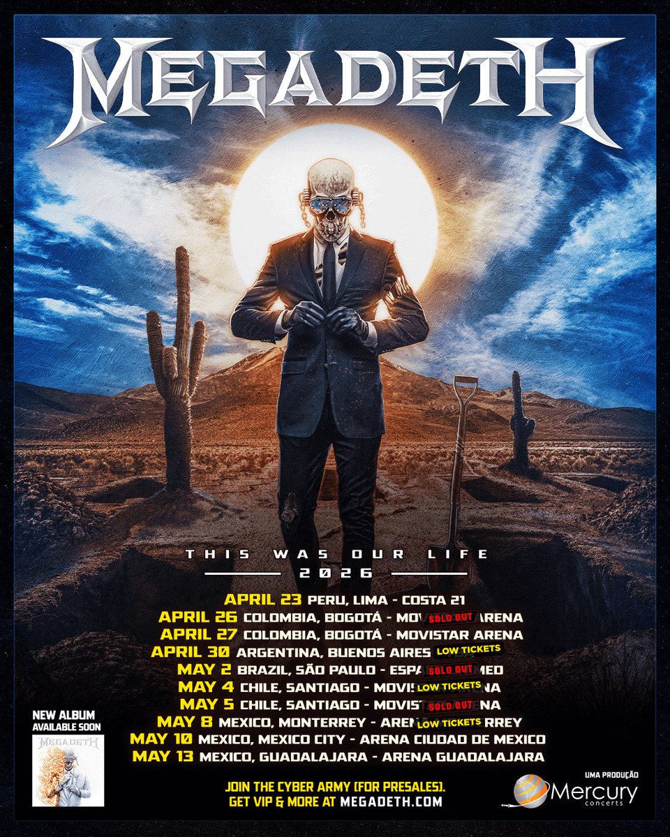 Megadeth tweet media