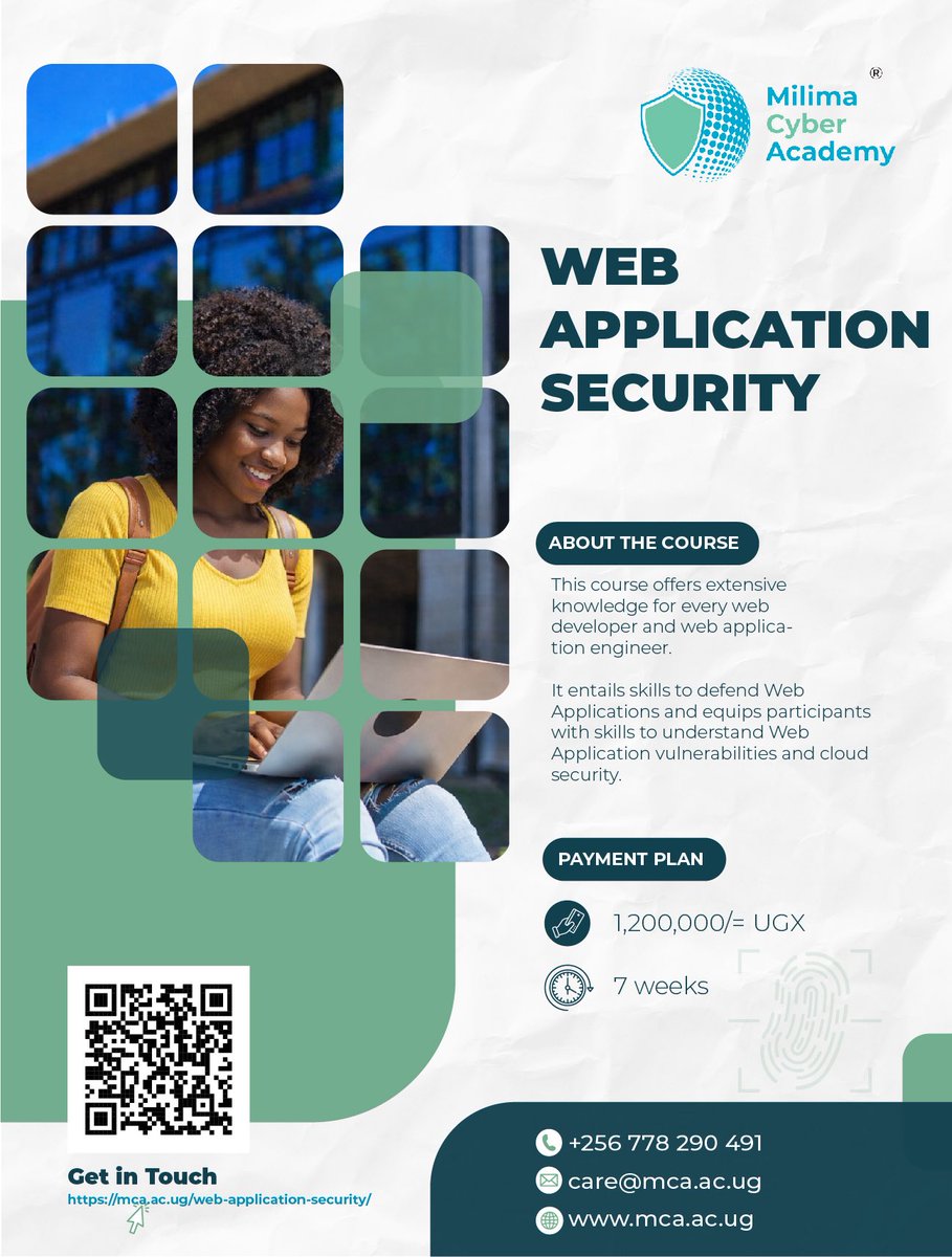 CyberMilima's tweet image. Turn your passion for tech into a career. 

Our expert-led programs are designed to guide you every step of the way into cybersecurity.

Ready to start? Get in touch today. mca.ac.ug/apply/ 

#CyberSecurity #ITCareers #TechEducation #DigitalSkills