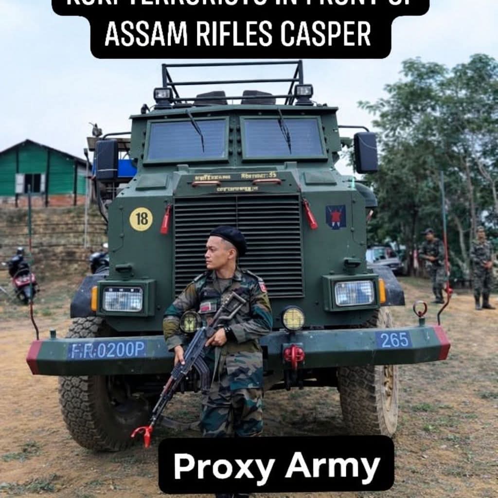 Well! Well! Kuki terrorist and Indian SF never ending love story... MRAP type vehicle provided to kuki terrorist by GoI???.. GoI n kuki terrorist are family..hand in gloves <a href="/Bimol_Akoijam/">A. Bimol Akoijam</a> <a href="/ANI/">ANI</a> <a href="/News9Tweets/">News9</a> <a href="/Republic_Bharat/">Republic Bharat - रिपब्लिक भारत</a> <a href="/Asksindia_/">Arnab Goswami Satire</a> <a href="/IndiaToday/">IndiaToday</a> <a href="/Bimol27lyz/">BiMoL L</a> <a href="/ramindesai/">Rami Niranjan Desai</a>