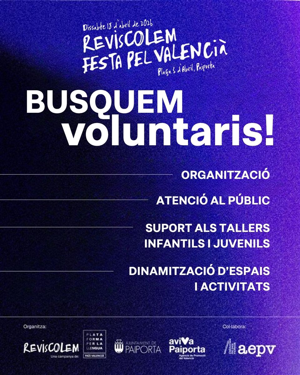 Plataforma per la Llengua - País Valencià tweet media