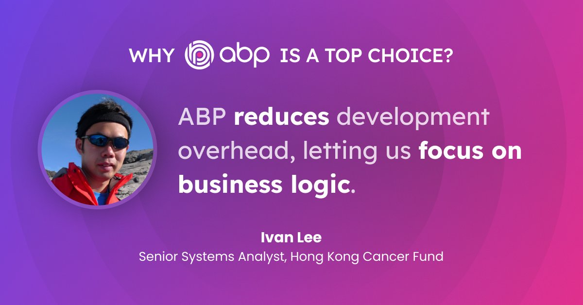 ABP.IO tweet media
